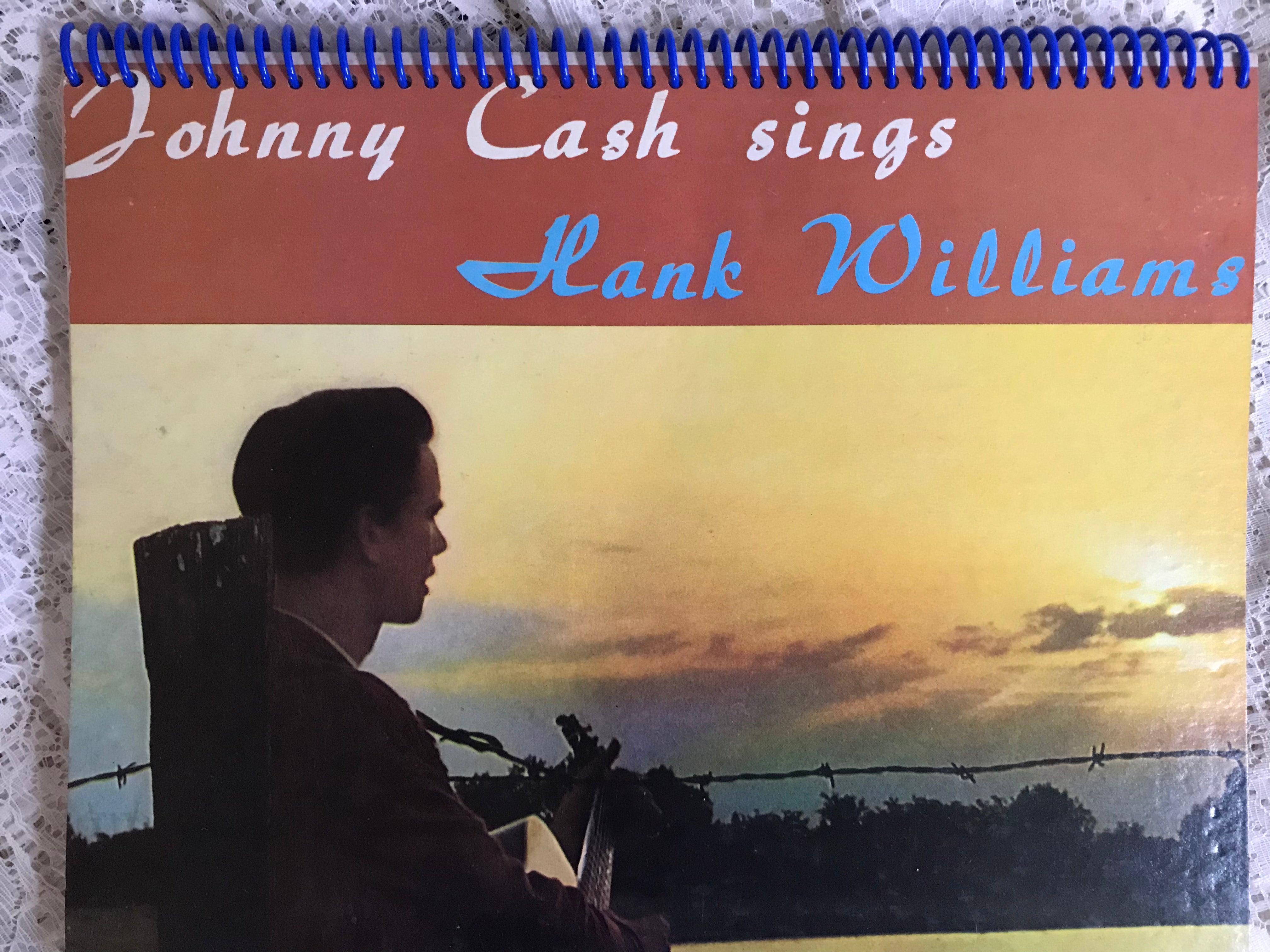 Johnny Cash Album Cover Notebook