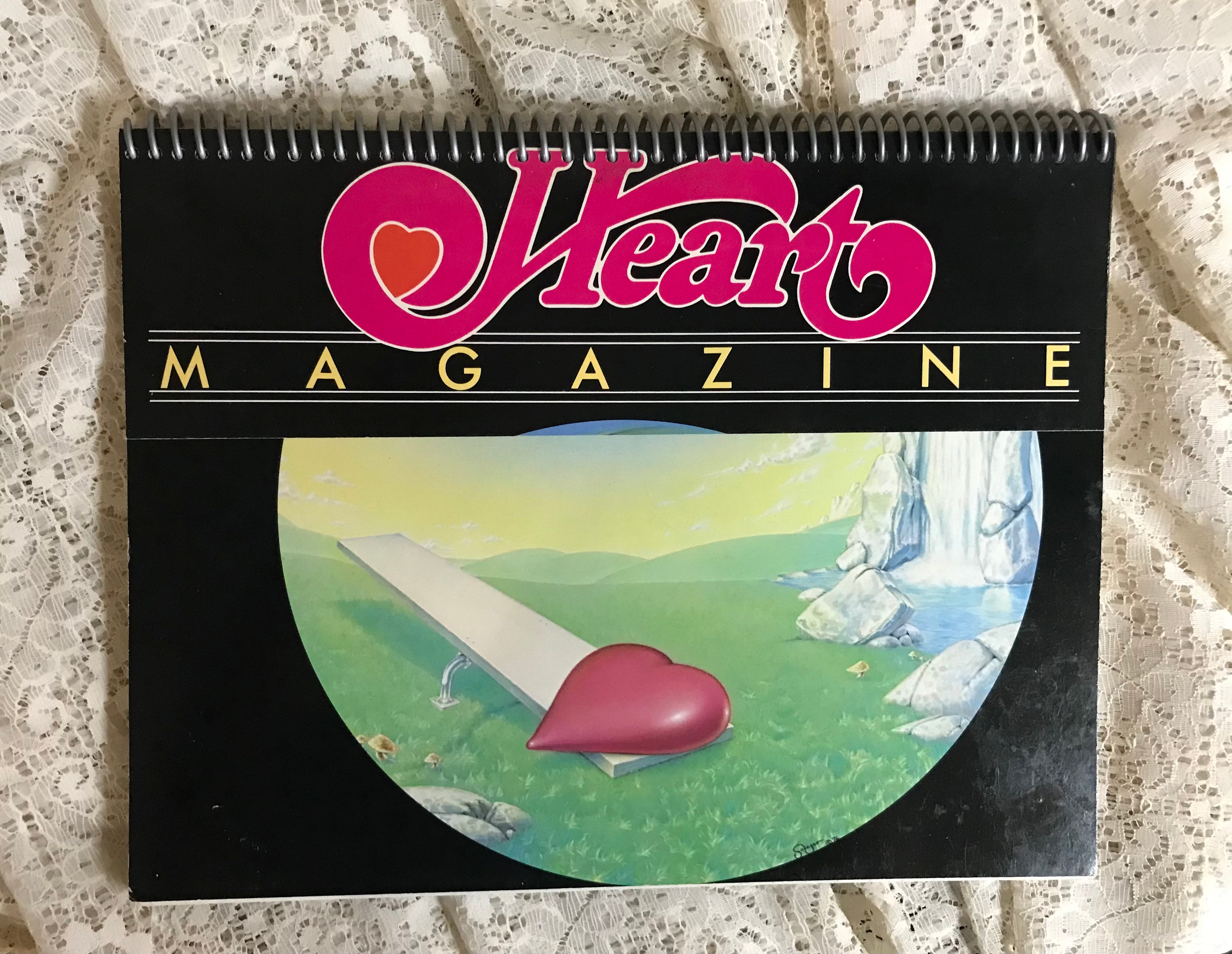 Heart Magazine Album Cover Notebook