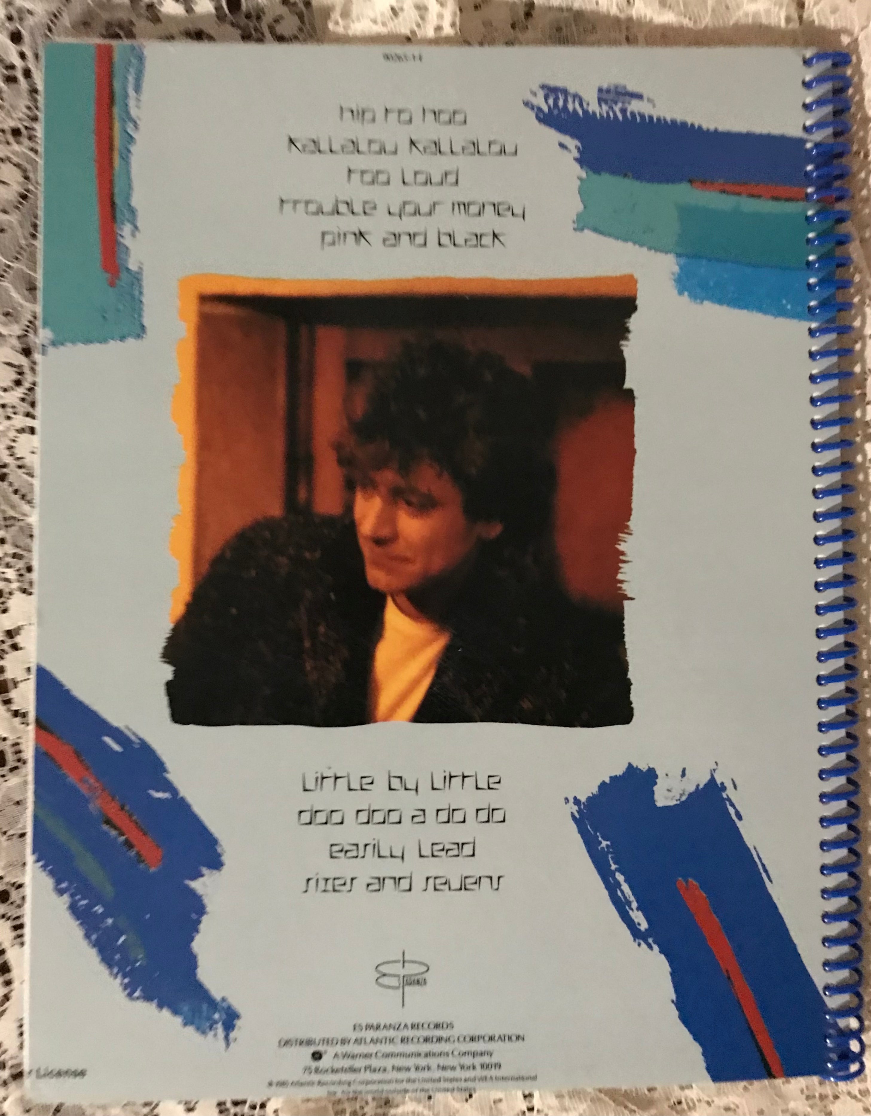 Robert Plant Album Cover Notebook