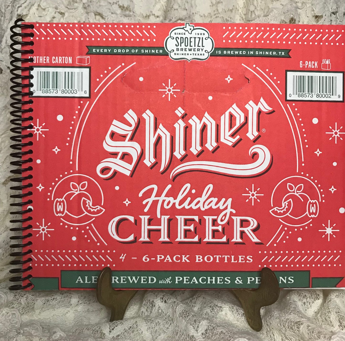 Shiner Holiday Cheer Spiral Notebook