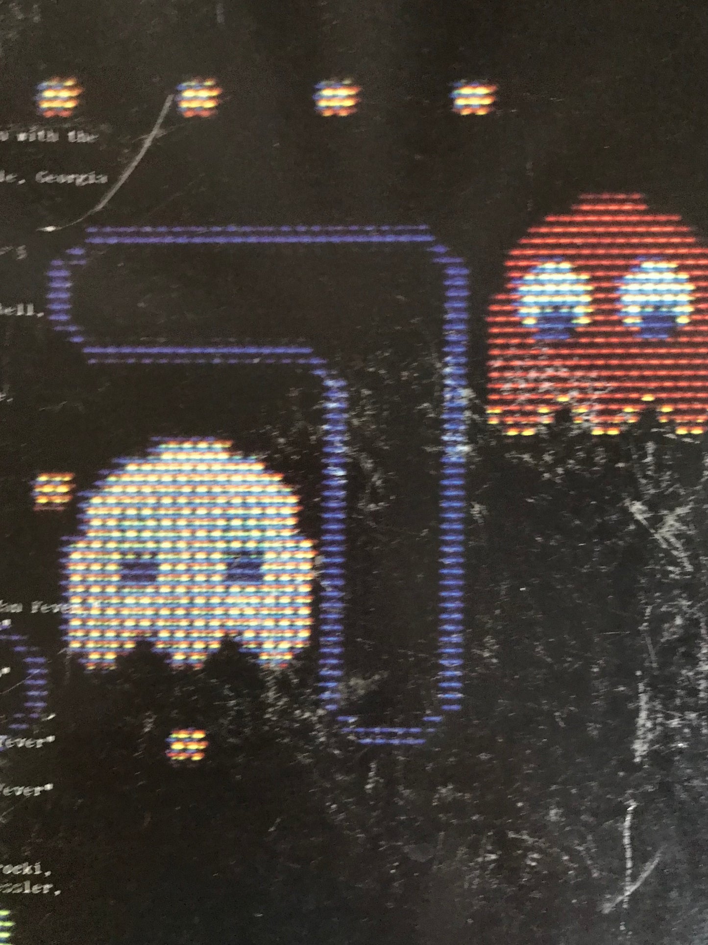 Pac-Man Recycled Album Cover Notebook