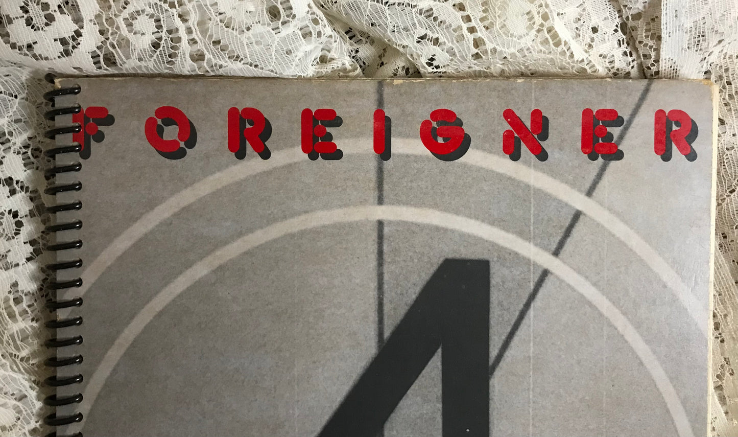 Foreigner 4 Album Cover Notebook