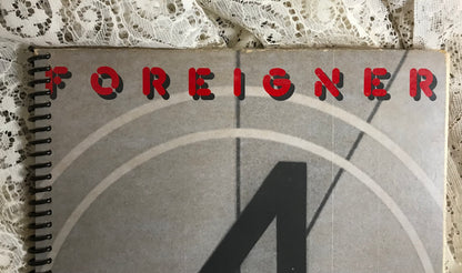 Foreigner 4 Album Cover Notebook
