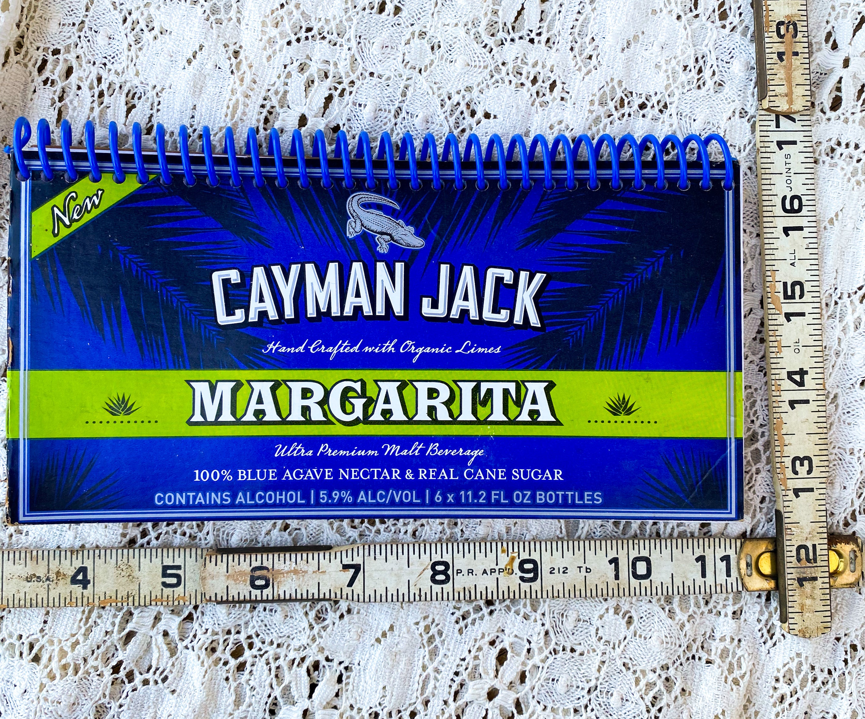 Cayman Jack Margarita Recycled Beer Carton Notebook