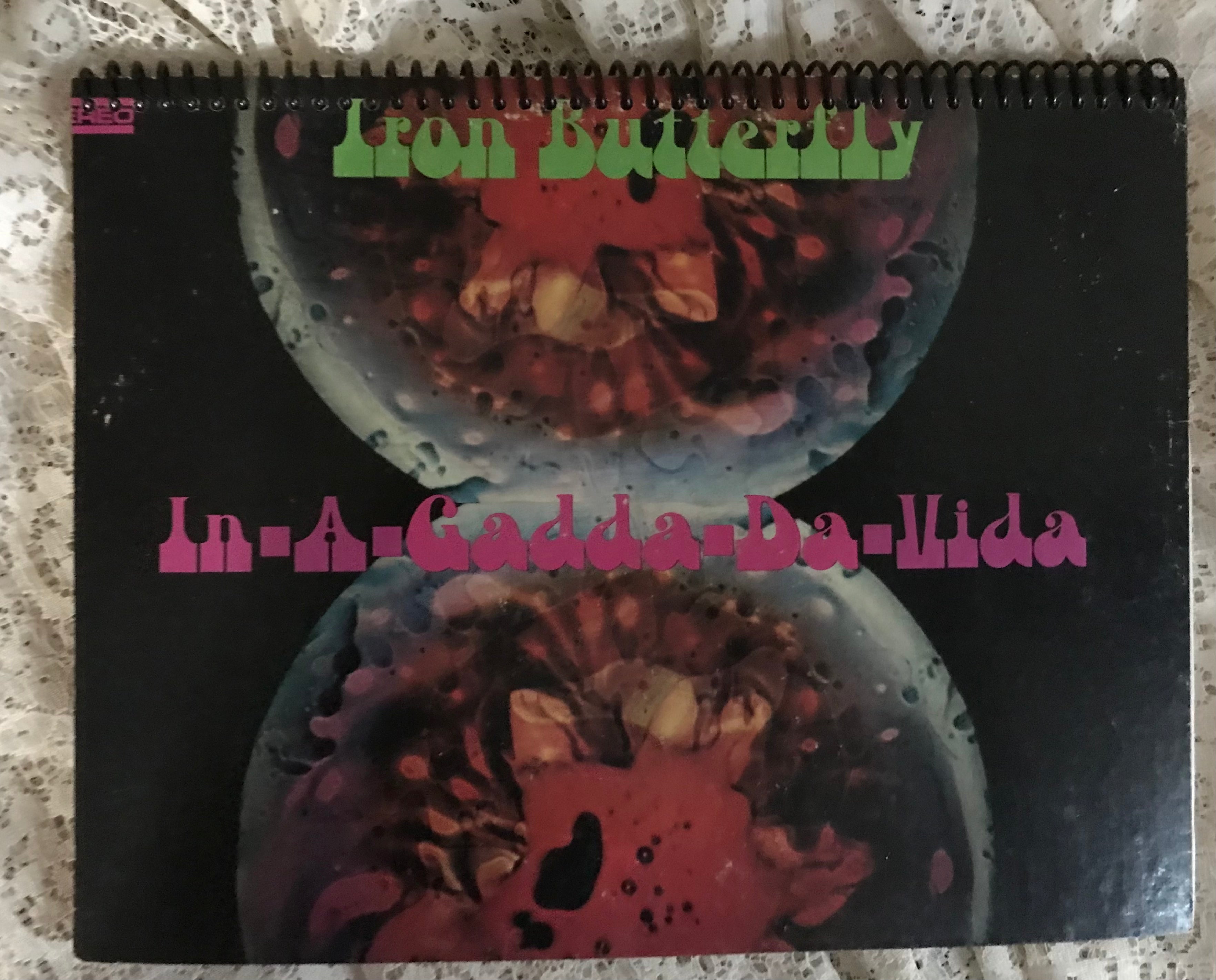 Iron Butterfly In-A-Gadda-Da-Vida Album Cover Notebook