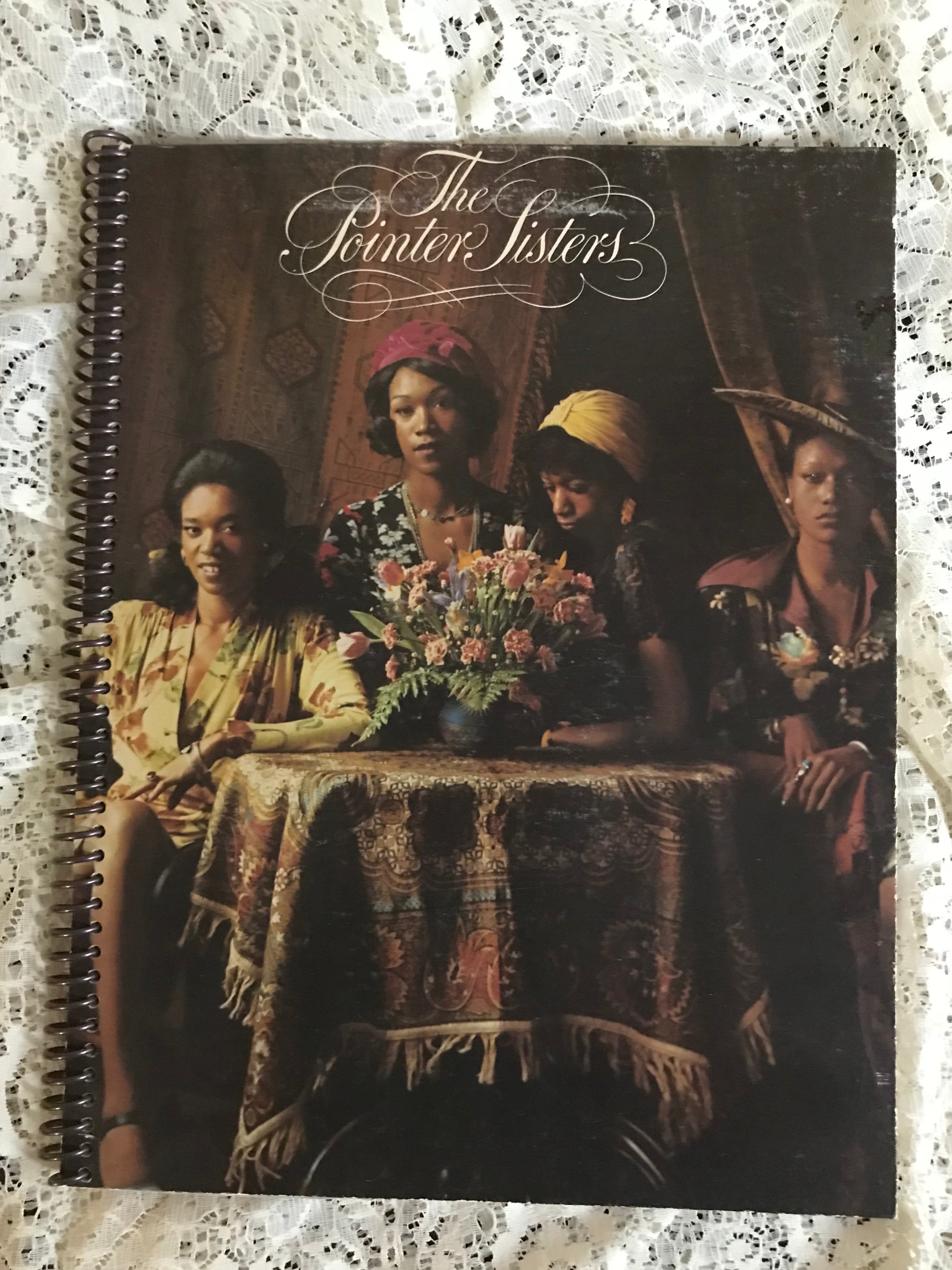 Pointer Sisters Recycled Album Cover Notebook