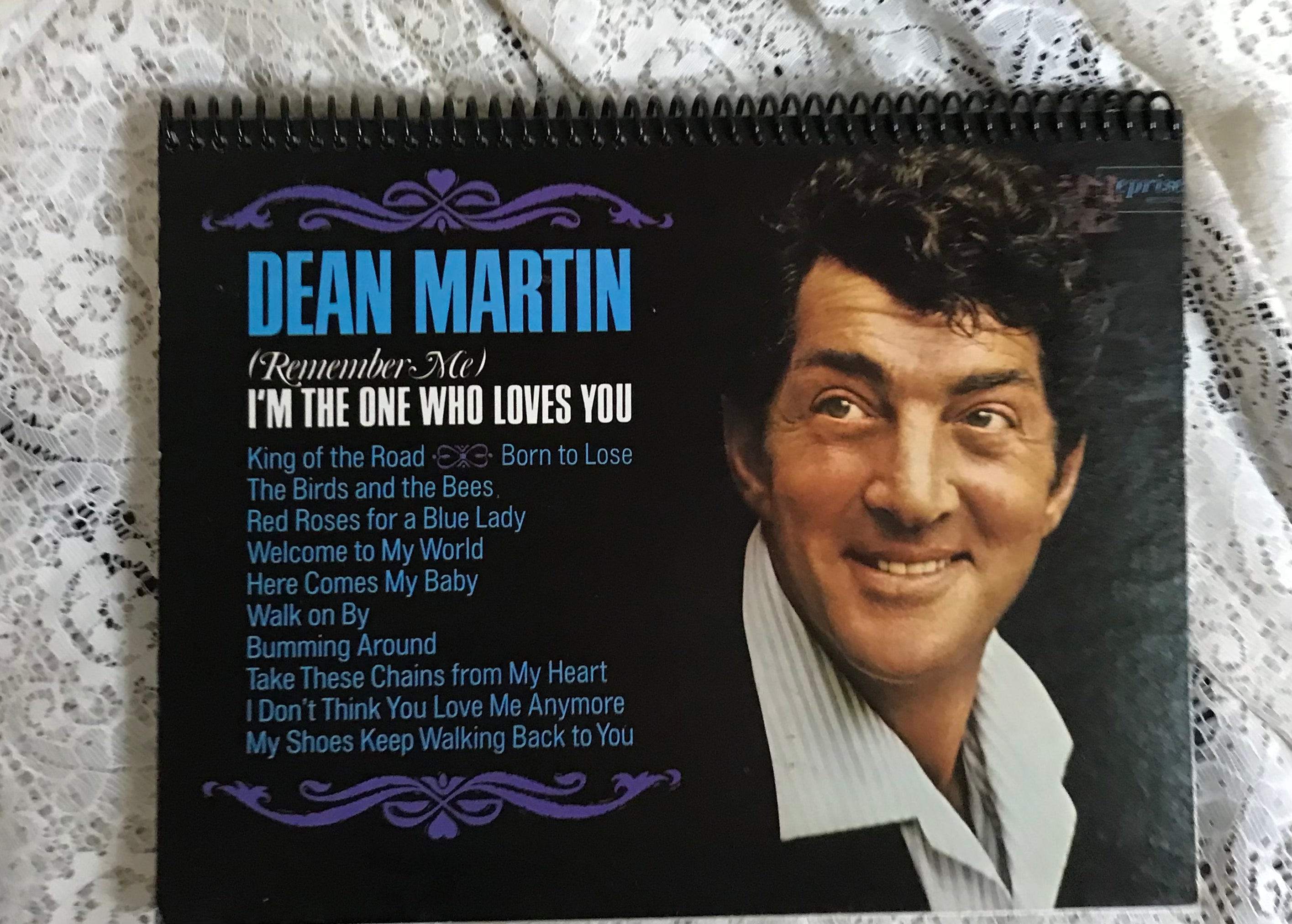 Dean Martin  I'm The One Who Loves You Album Cover Notebook