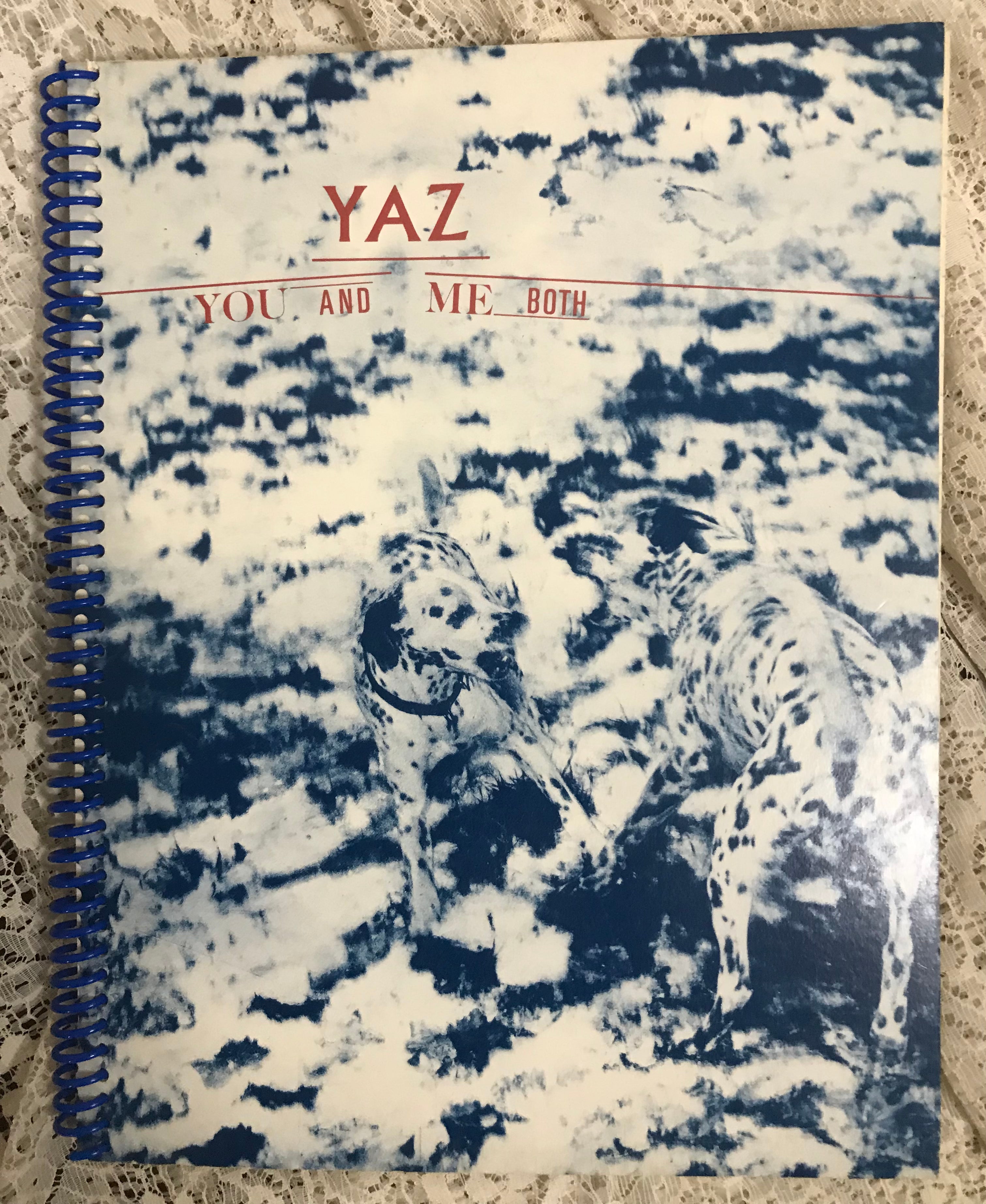 Yaz Album Cover Notebook