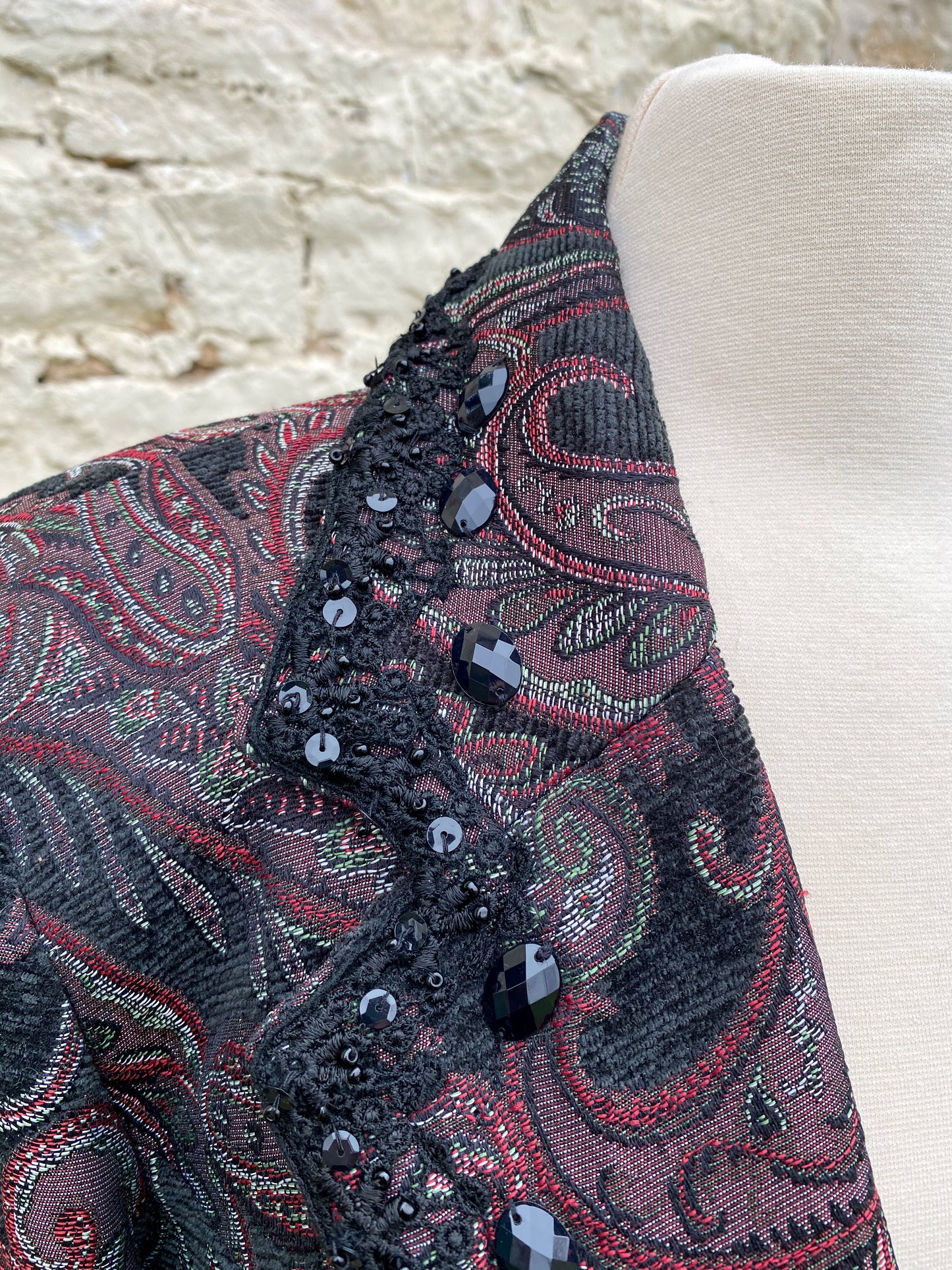Dark Paisley Jacket - Large