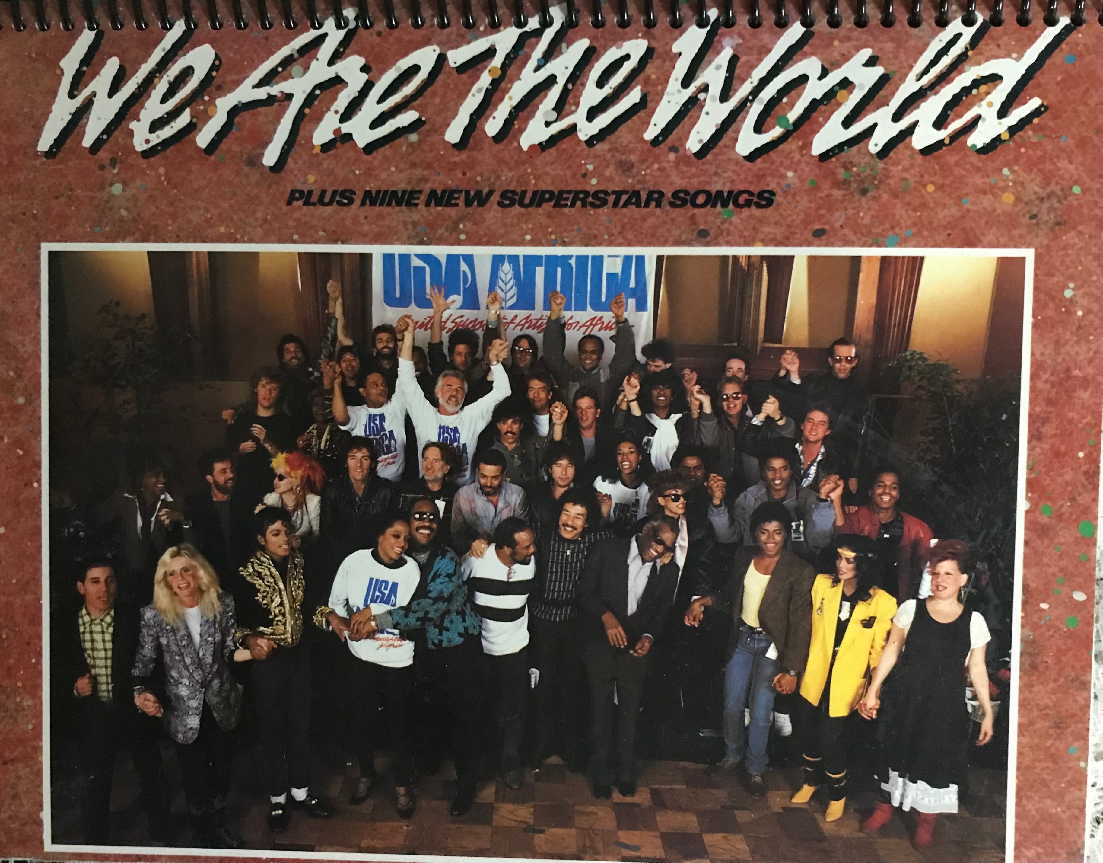 We Are The World Album Cover Notebook