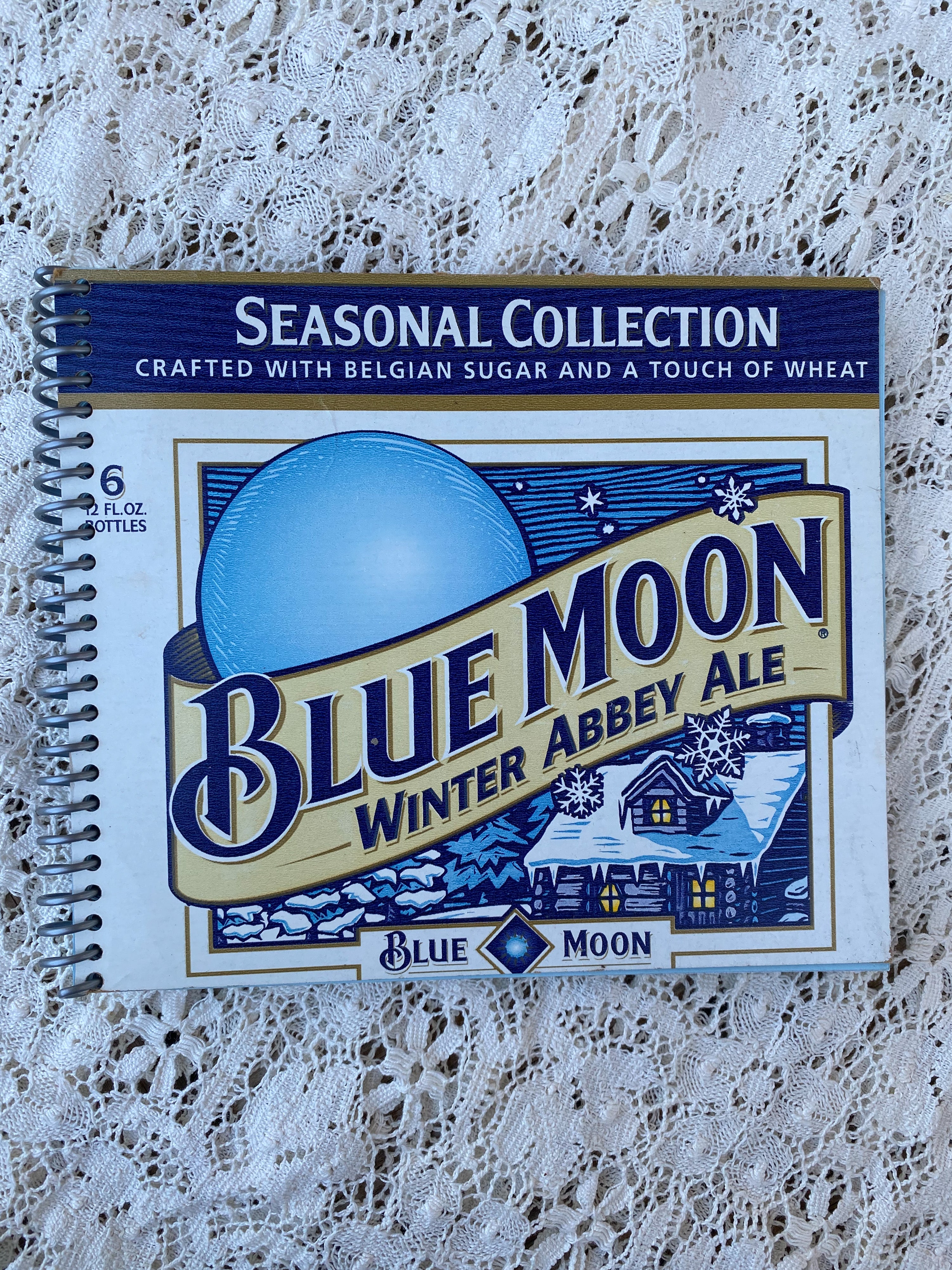 Blue Moon Winter Abbey Ale Recycled Notebook