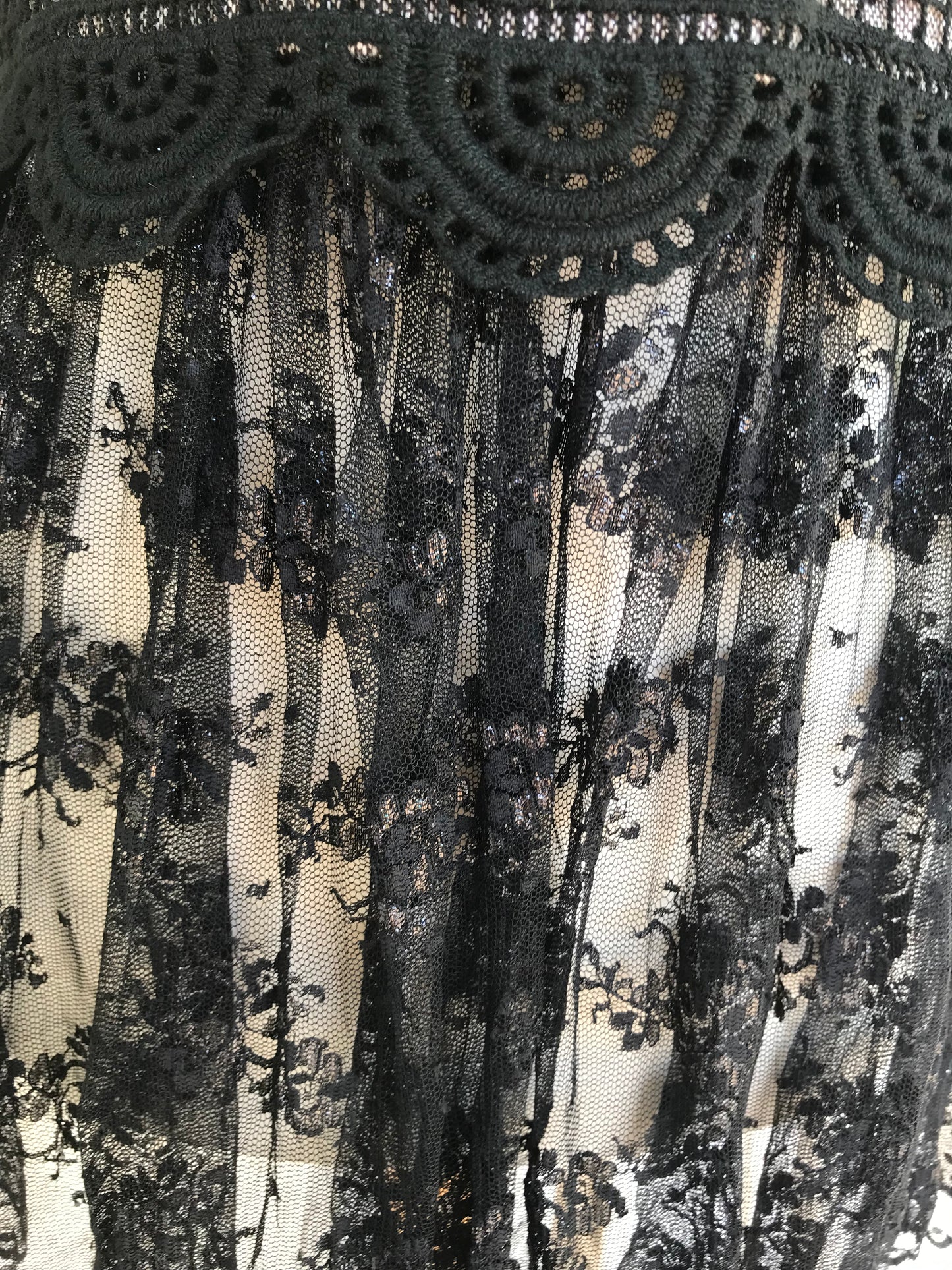 Jacket With Lace Skirt- X-SMALL