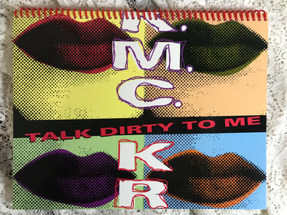 KMC KRC Talk Dirty to Me Album Cover Notebook