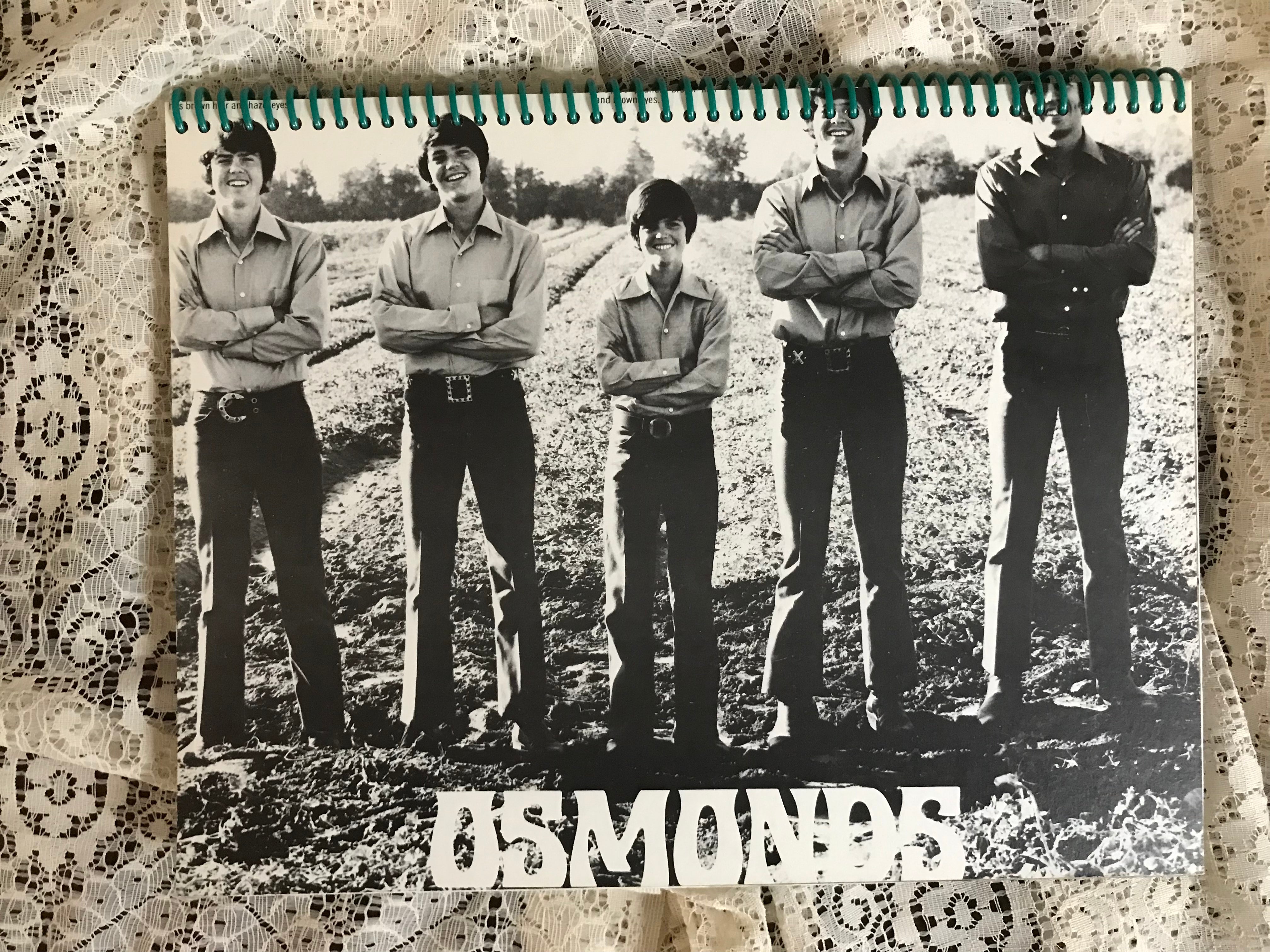 Osmonds Recycled Album Cover Notebook