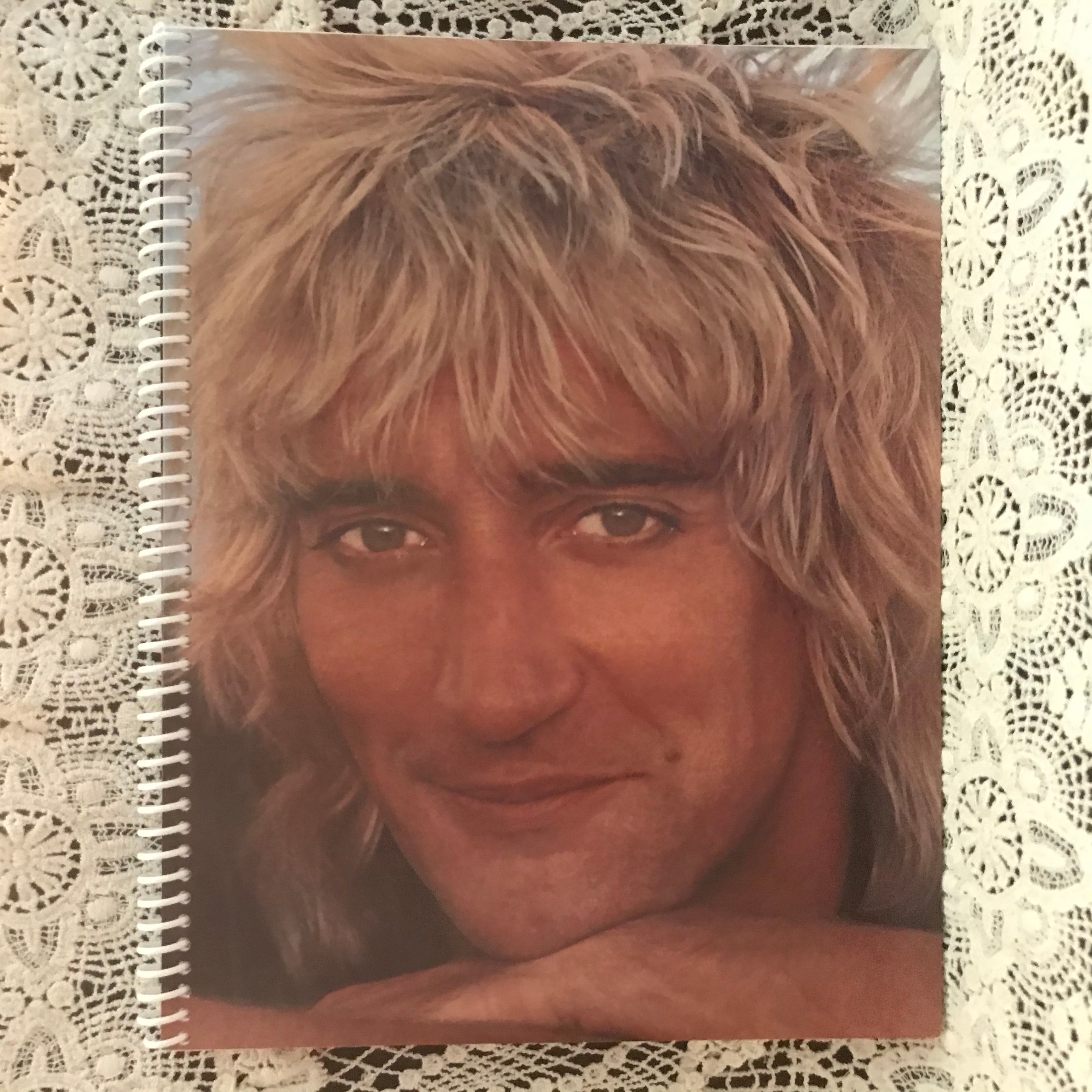 Rod Stewart Recycled Album Cover Notebook