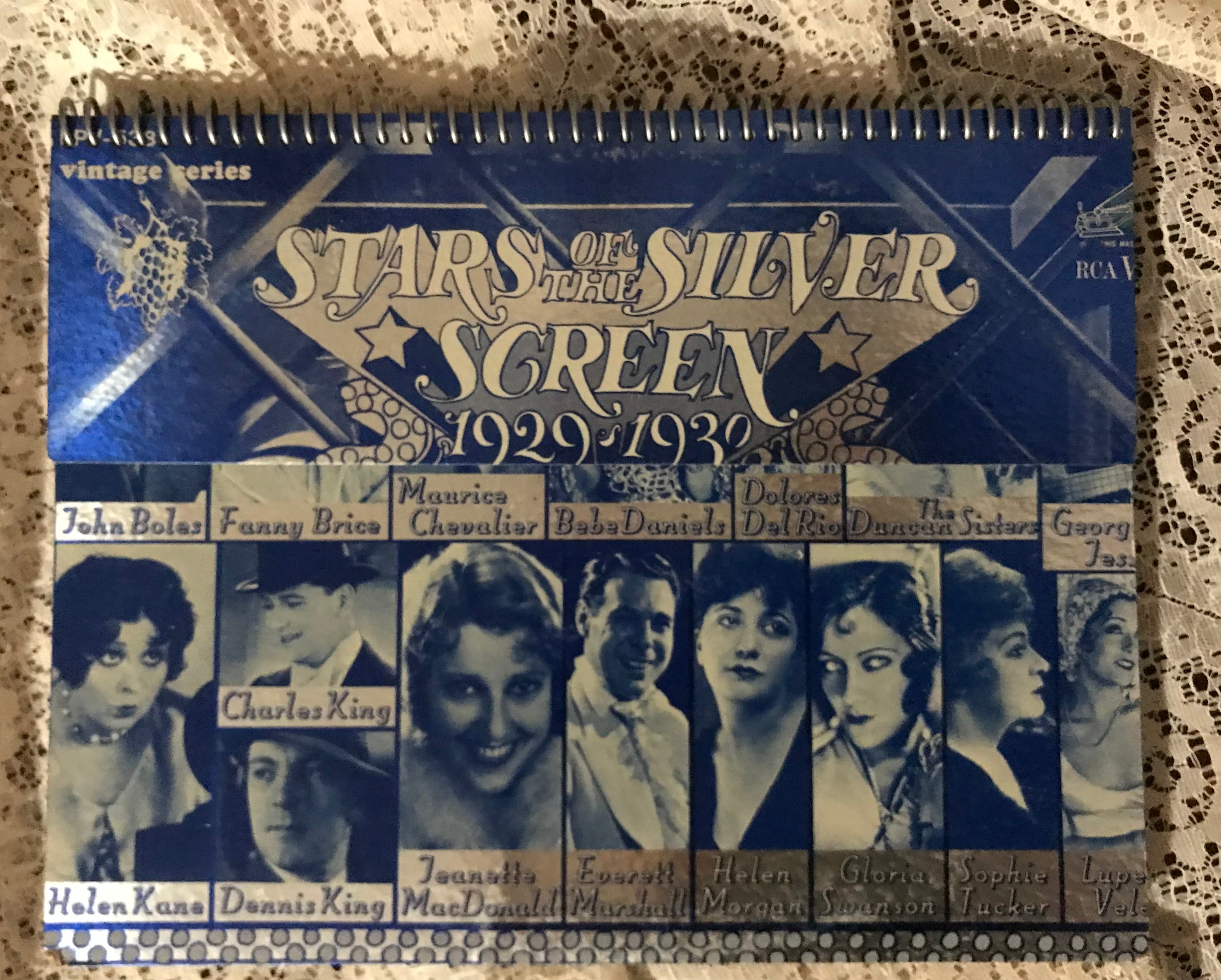 Stars of the Silver Screen Album Cover Notebook