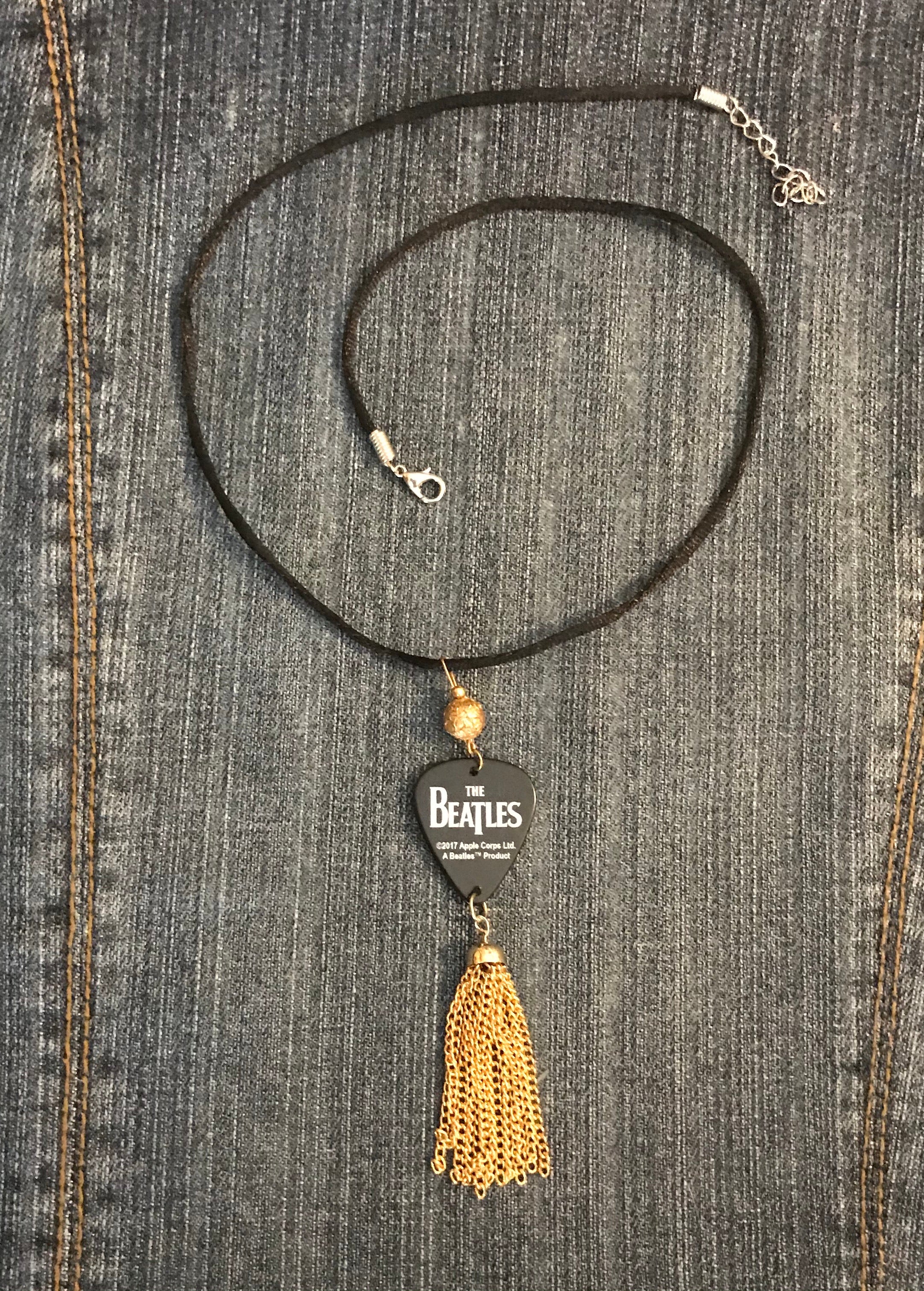 Guitar Pick Necklace - The Beatles