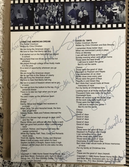 Dallas Cowboys Album Cover Notebook
