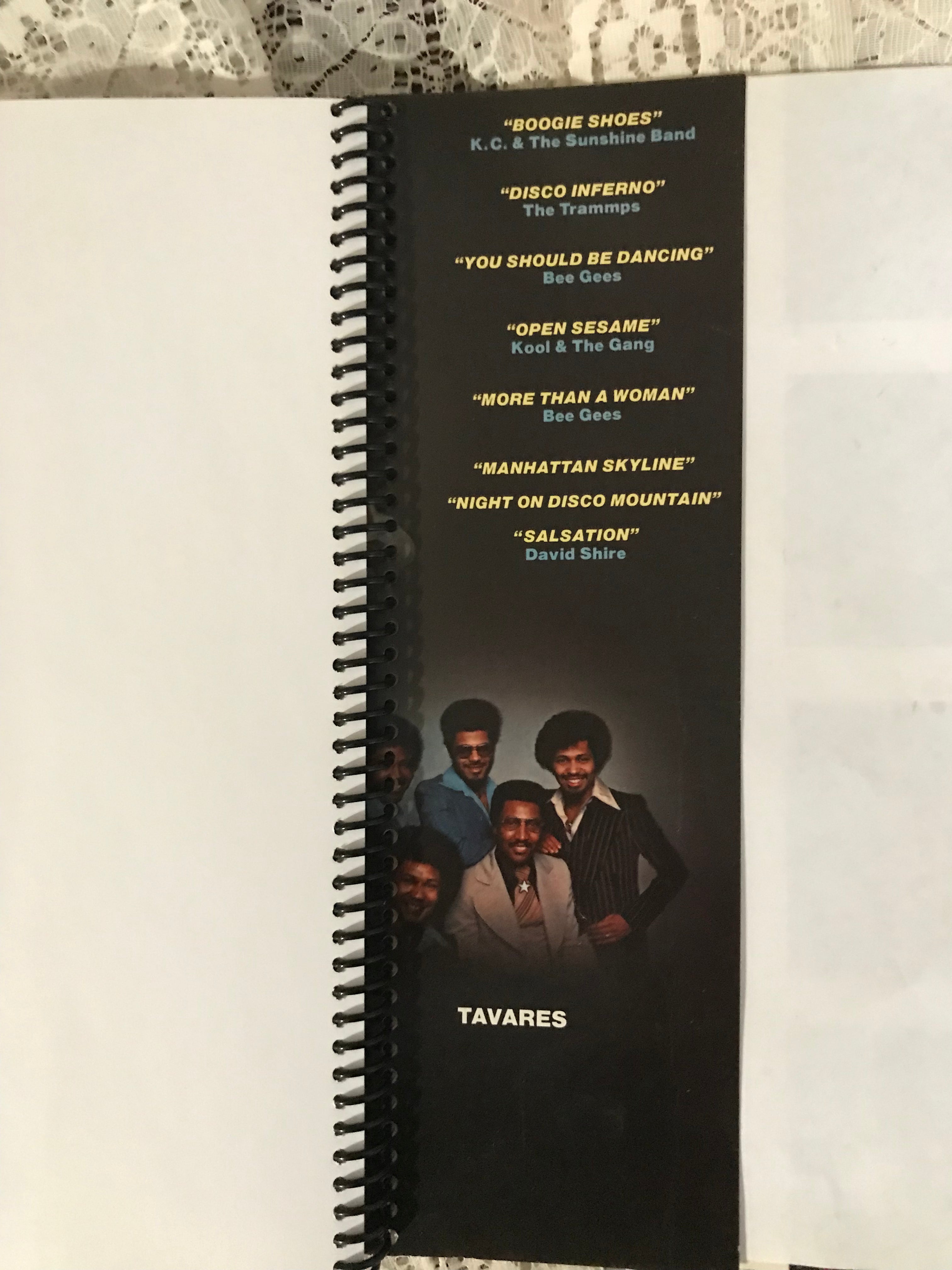 Saturday Night Fever Bee Gees Album Cover Notebook