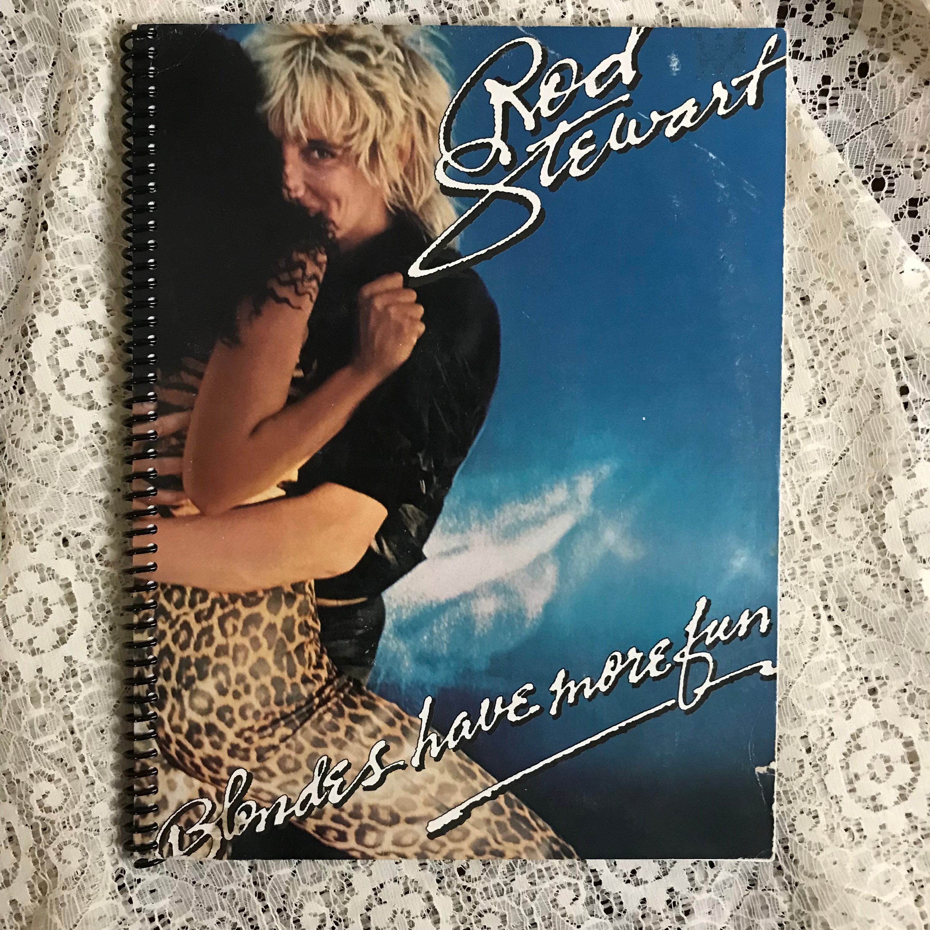 Rod Stewart Recycled Album Cover Notebook