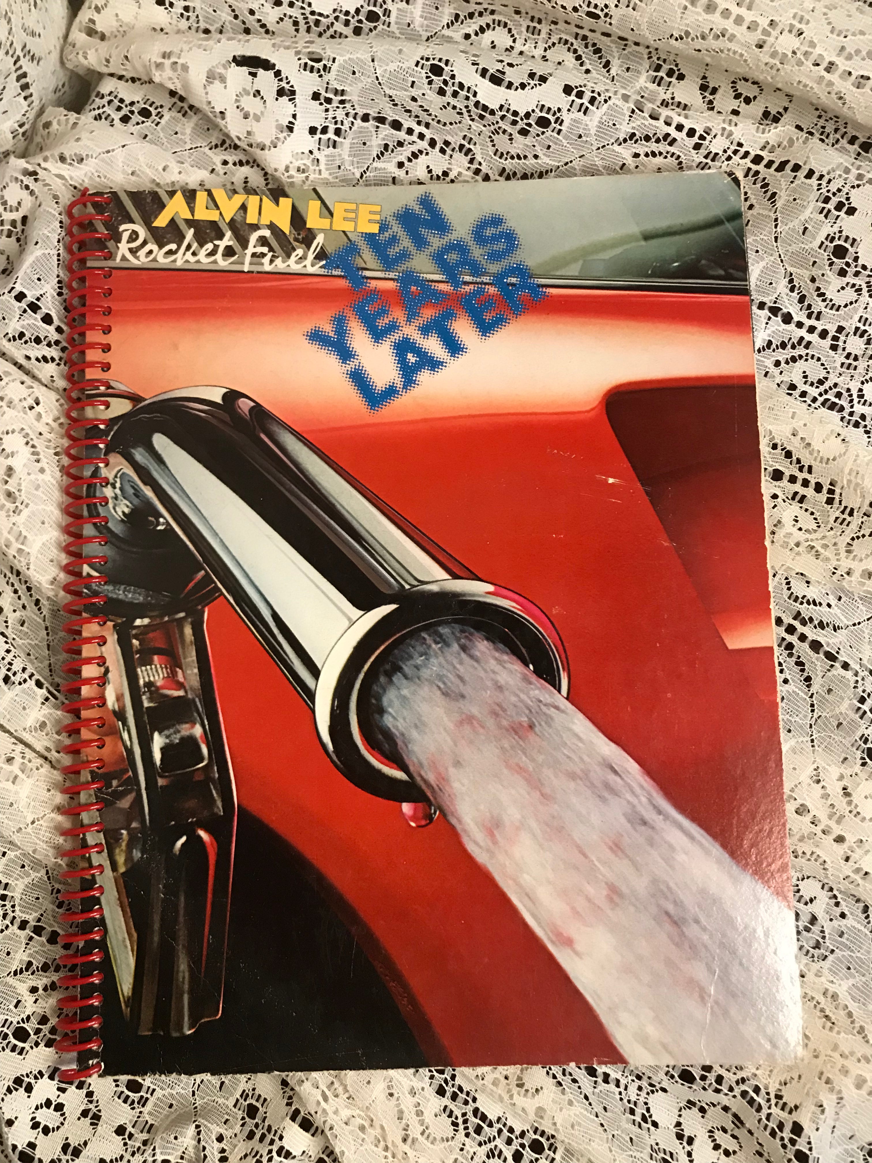 Alvin Lee and Ten Years Later Album Cover Notebook