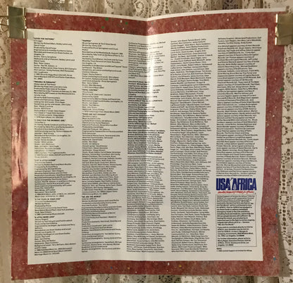 We Are The World Album Cover Notebook