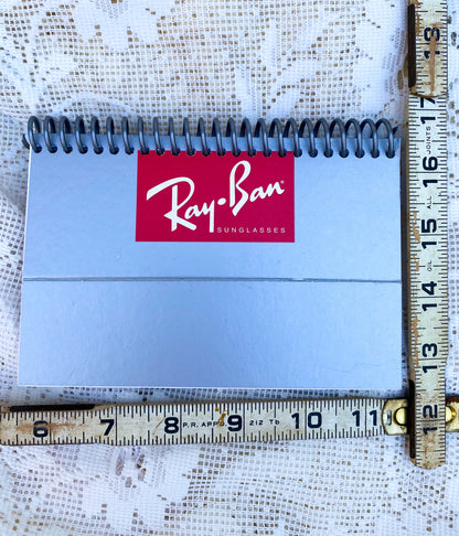 Ray Ban Upcycled Spiral Notebook