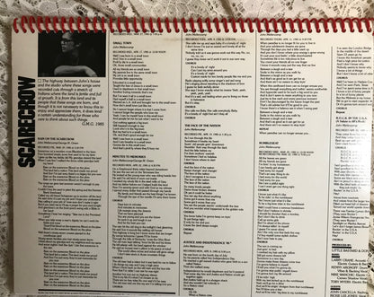 John Cougar Mellencamp Scarecrow Album Cover Notebook