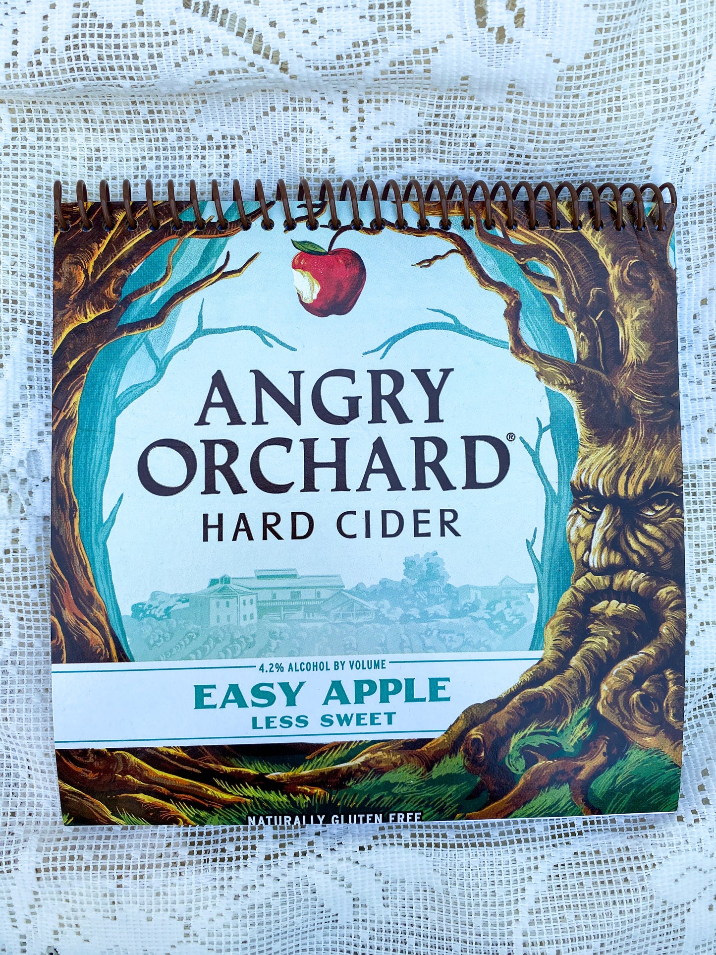 Angry Orchard Easy Apple Recycled Beer Carton Notebook