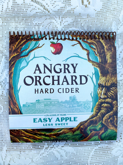 Angry Orchard Easy Apple Recycled Beer Carton Notebook