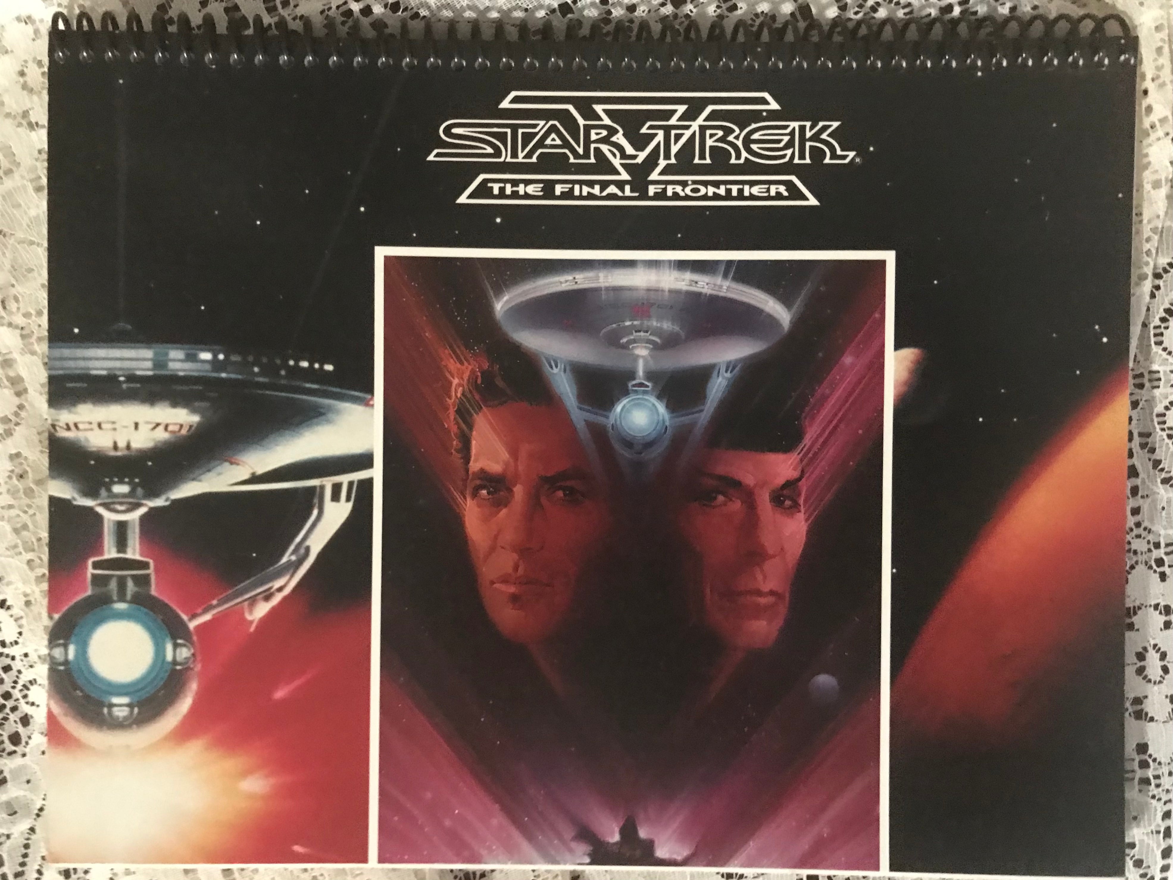 Star Trek V Album Cover Notebook