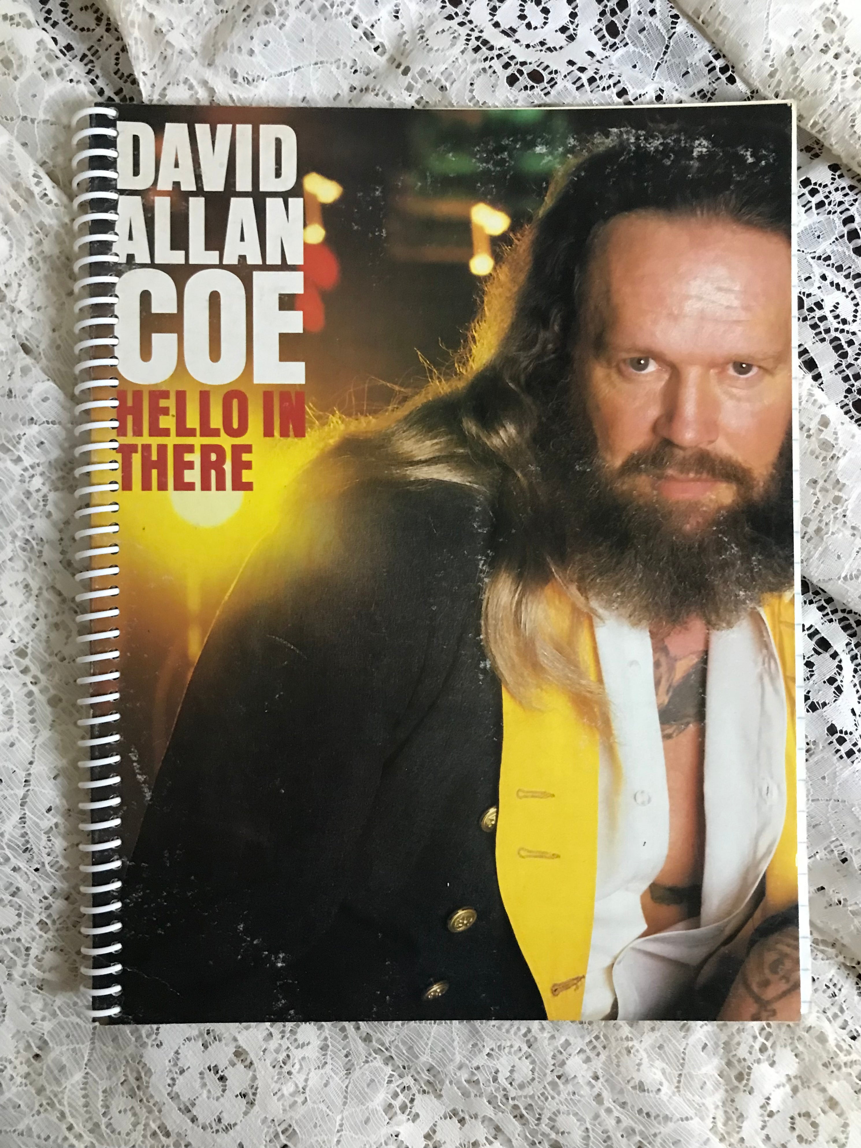 David Allan Coe Album Cover Notebook