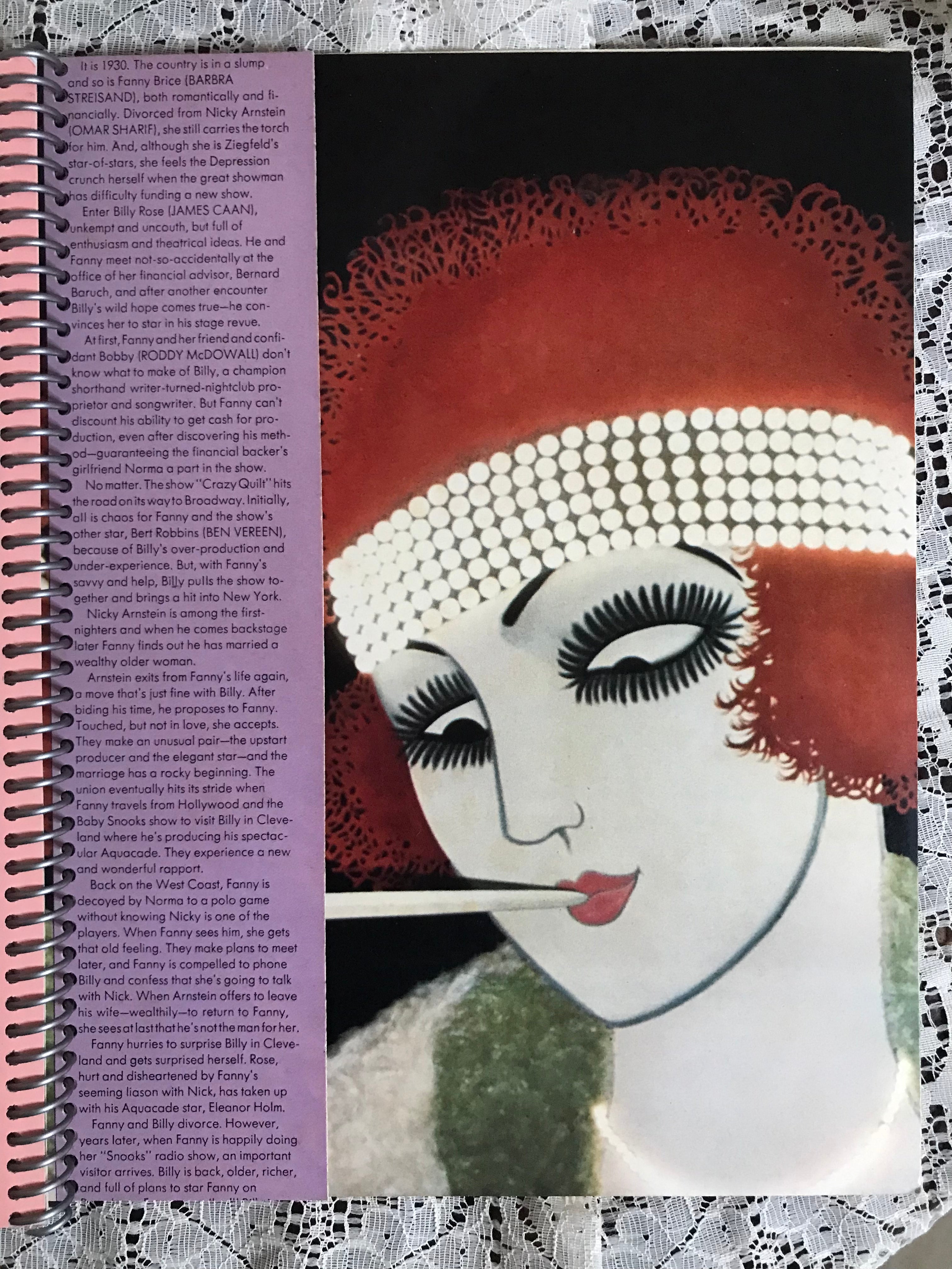 Barbra Streisand Funny Lady Album Cover Notebook