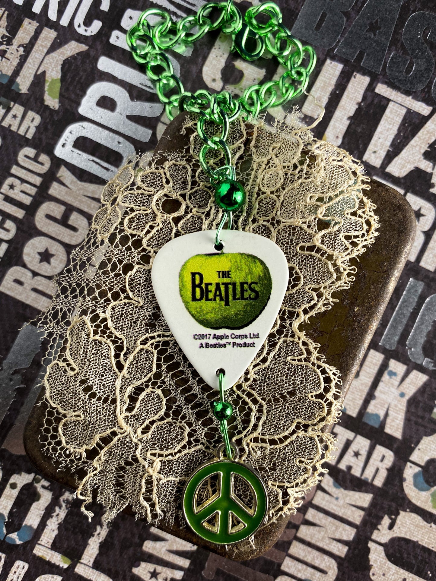Guitar Pick Bracelet - The Beatles