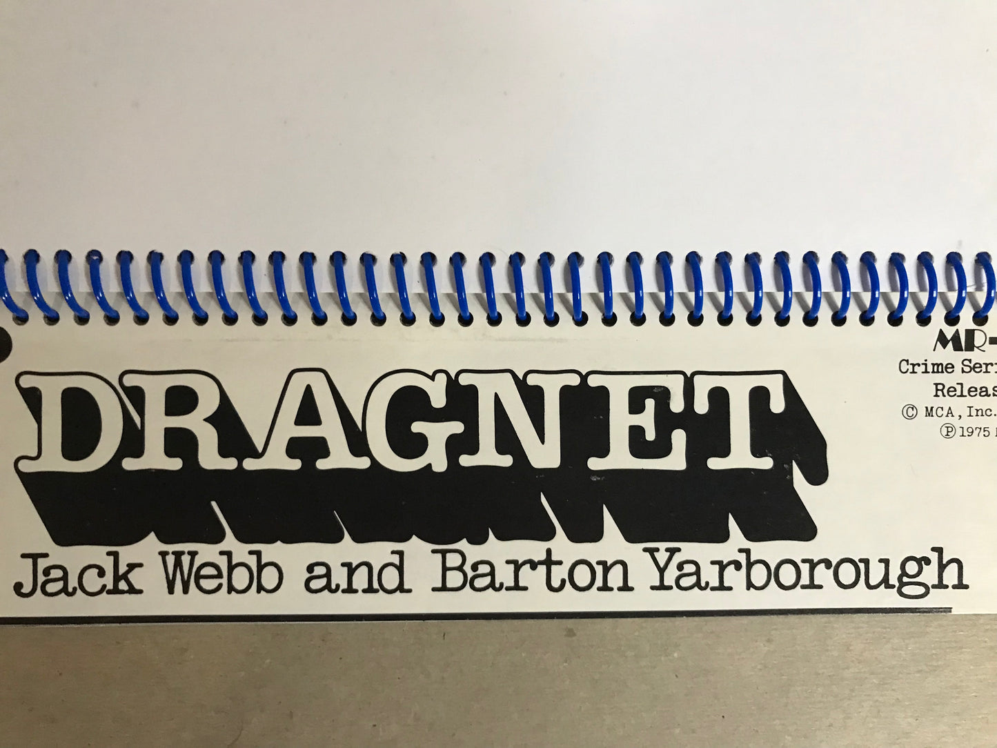 Dragnet Album Cover Notebook