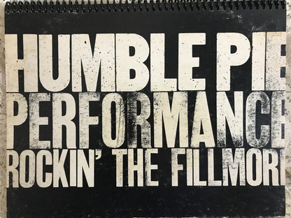 Humble Pie Rockin the Fillmore Album Cover Notebook
