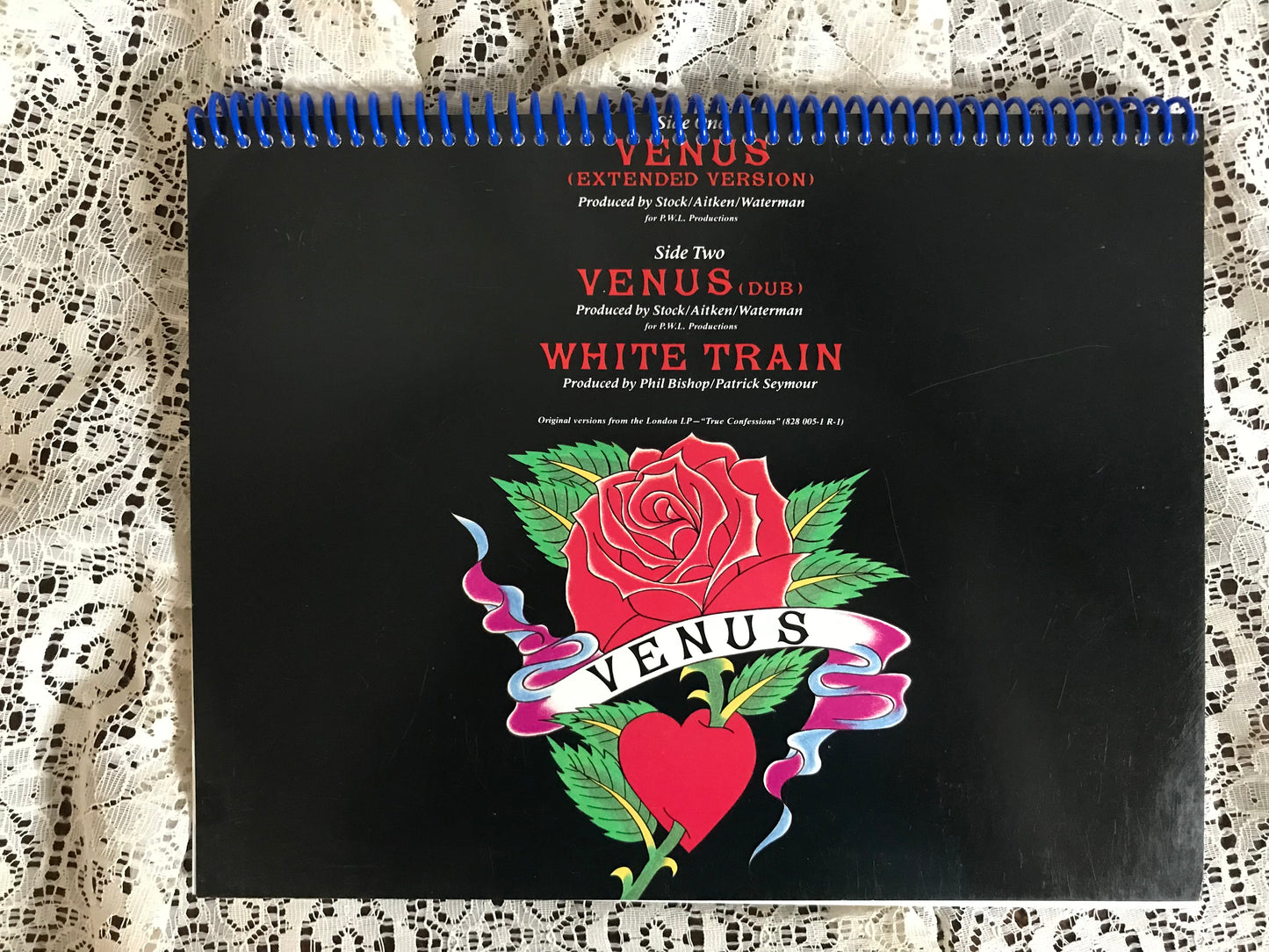 Bananarama Venus Album Cover Notebook
