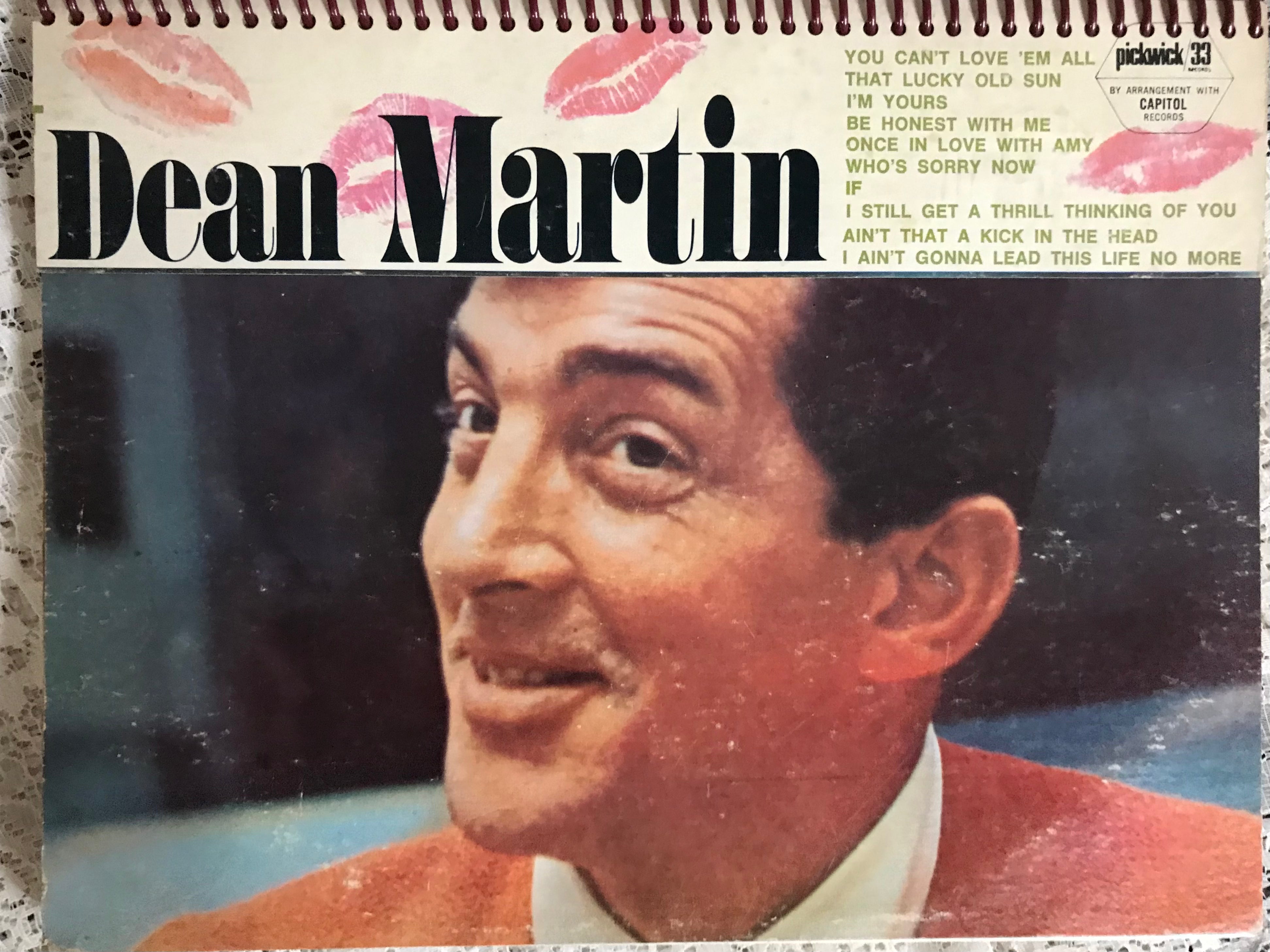 Dean Martin Album Cover Notebook