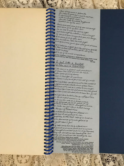 Elton John Rock of the Westies Album Cover Notebook