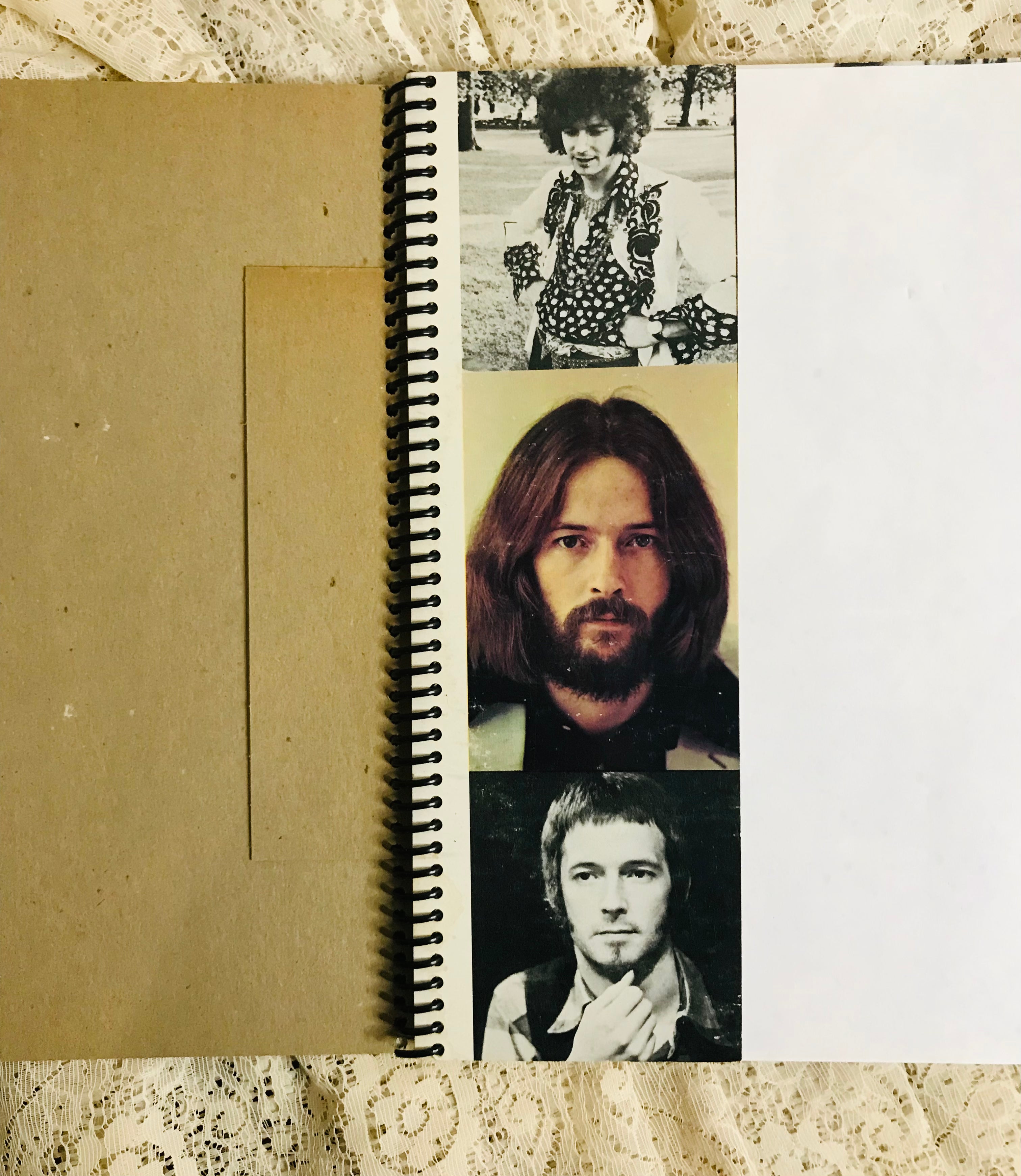 Eric Clapton, History of, Album Cover Notebook