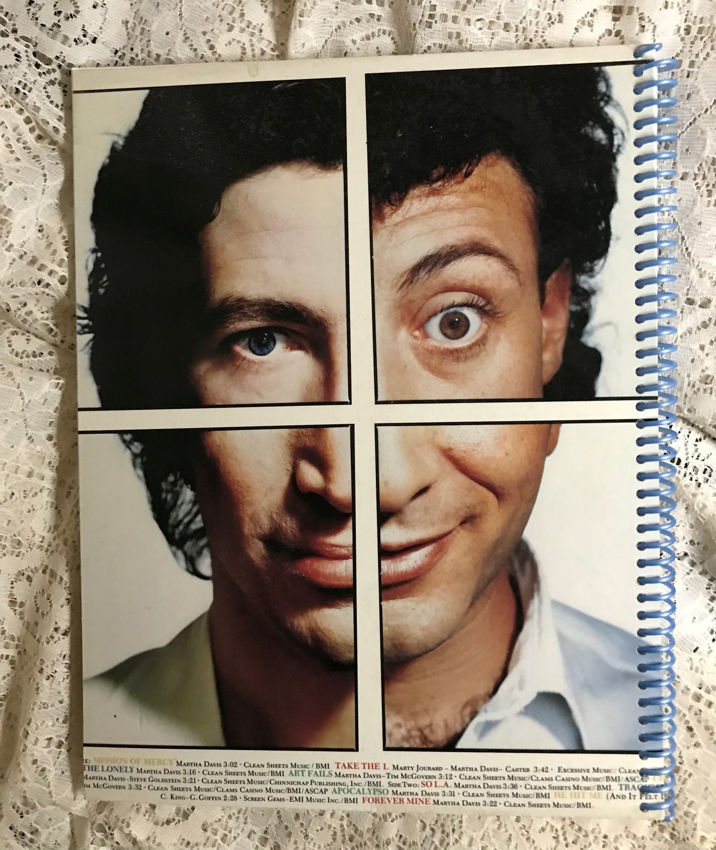 The Motels Album Cover Notebook