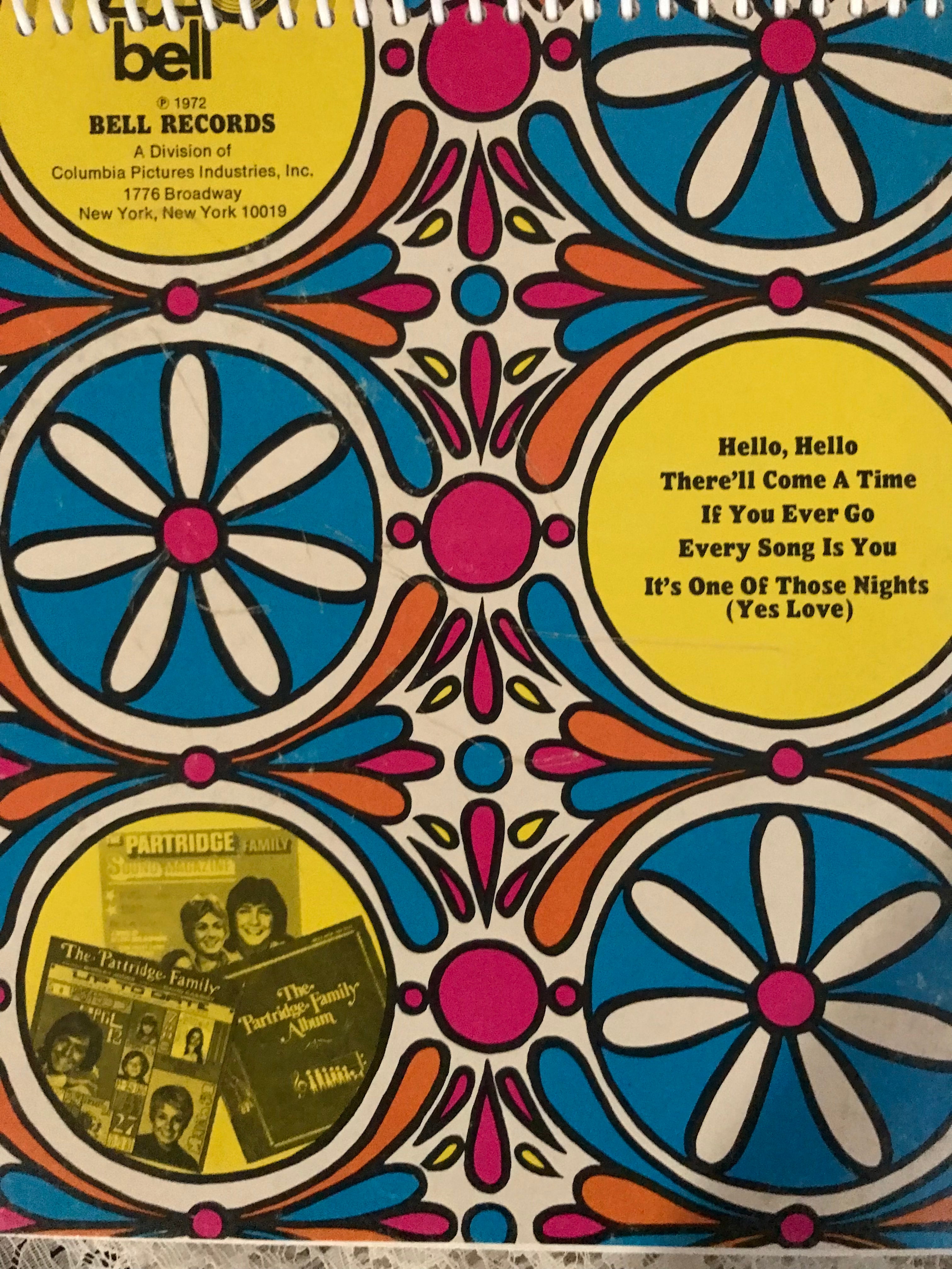 Partridge Family Album Cover Notebook