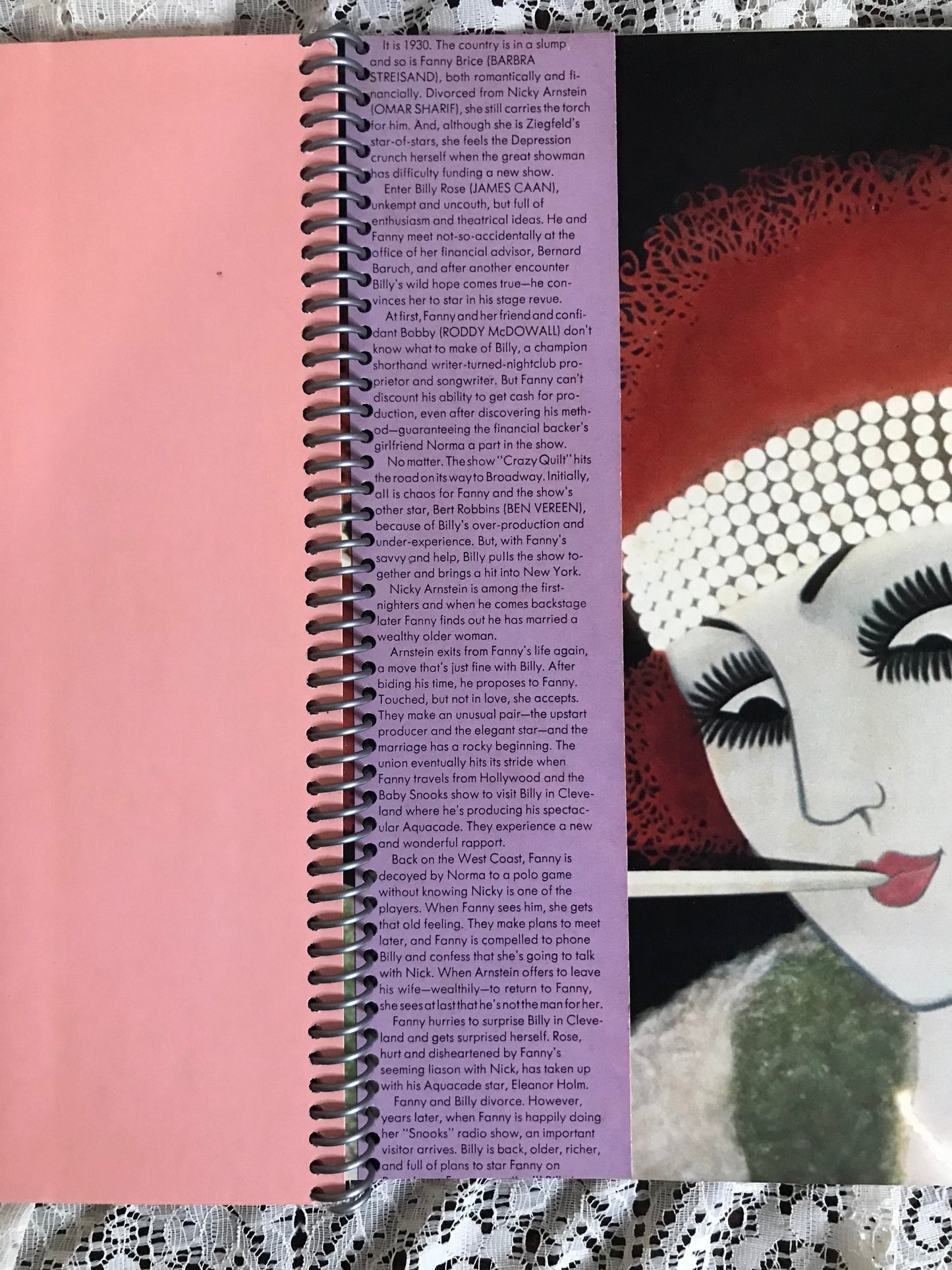 Barbra Streisand Funny Lady Album Cover Notebook
