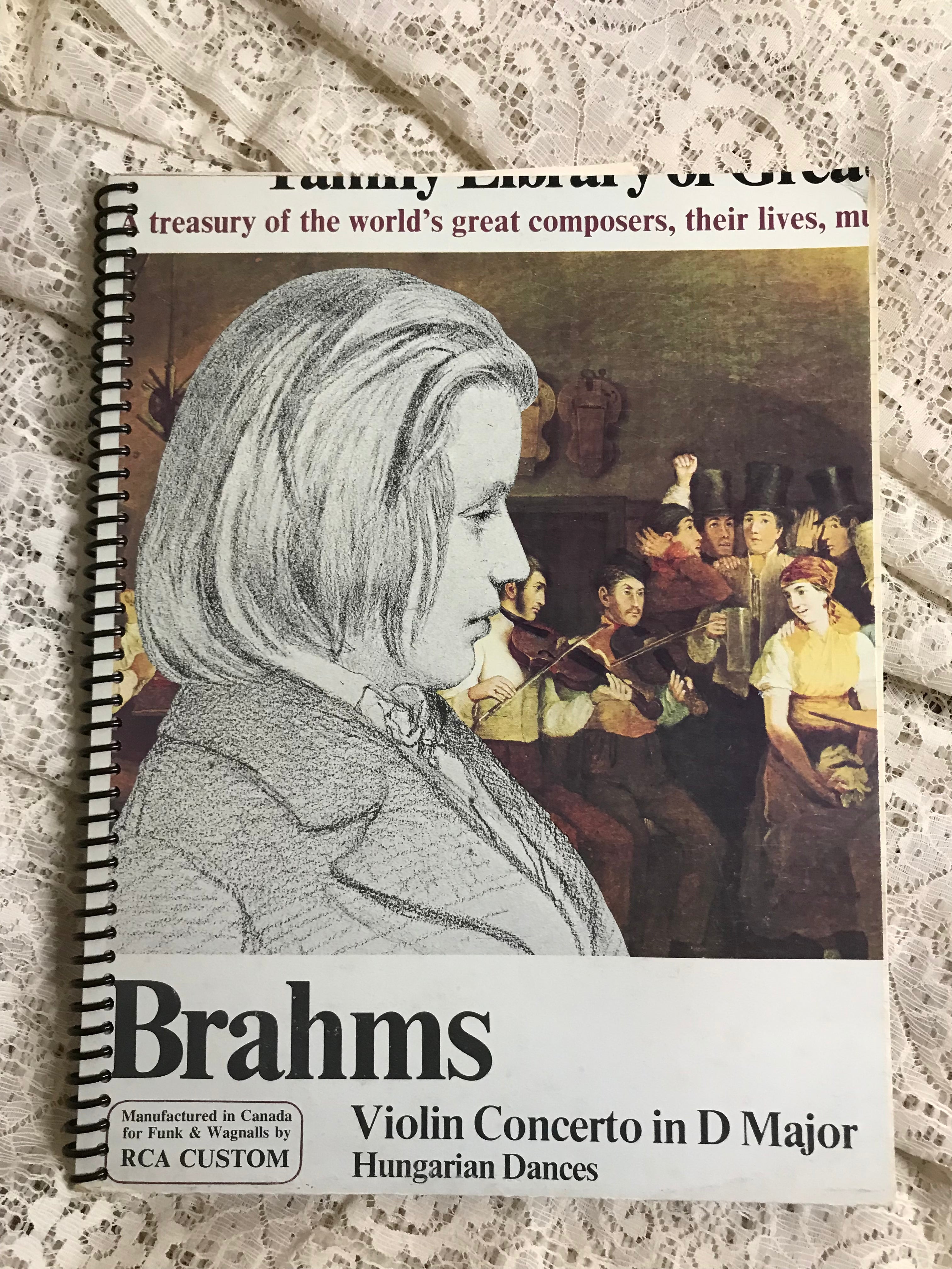 Johannes Brahms Album Cover Notebook