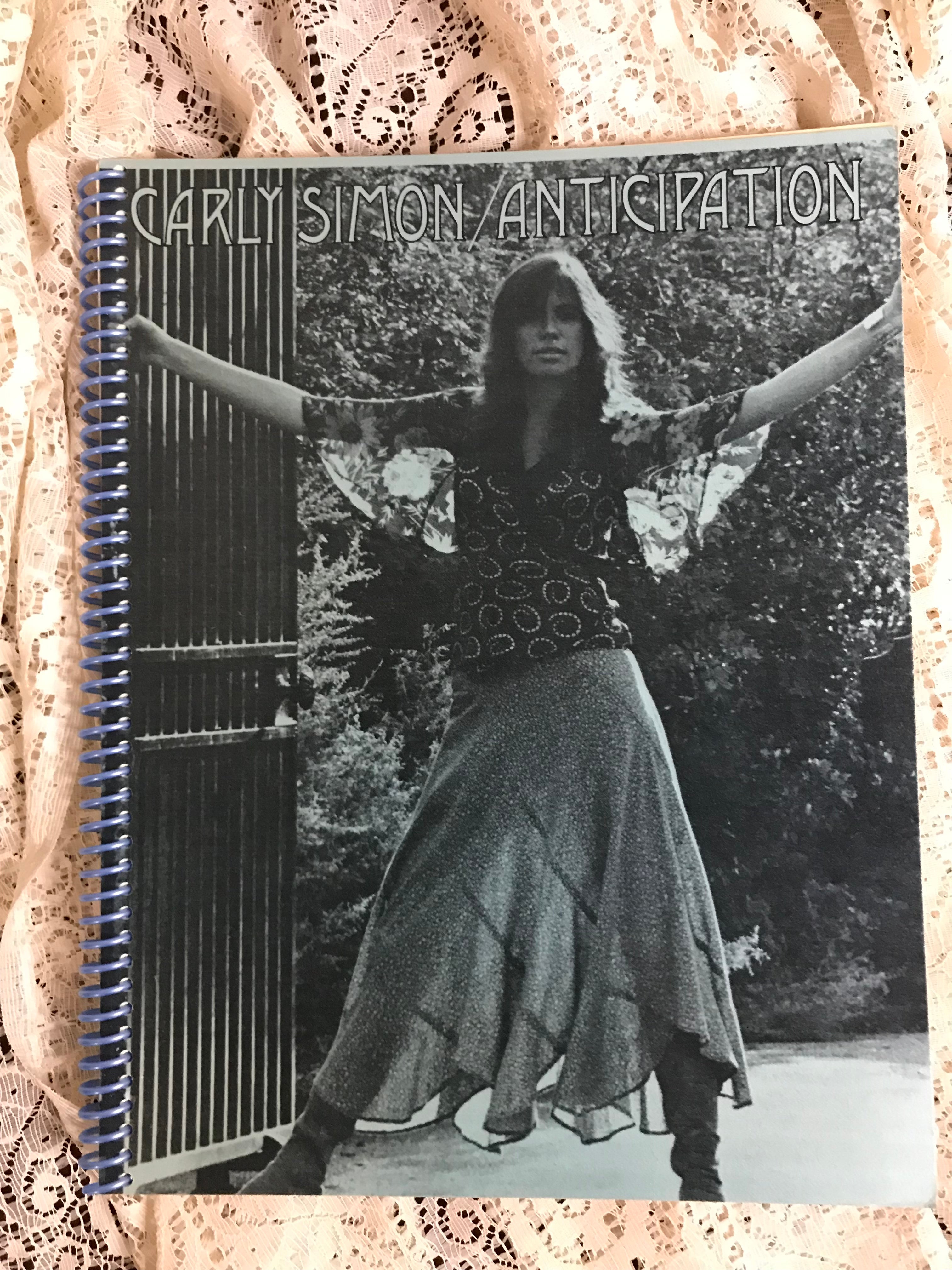 Carly Simon Anticipation Album Cover Notebook