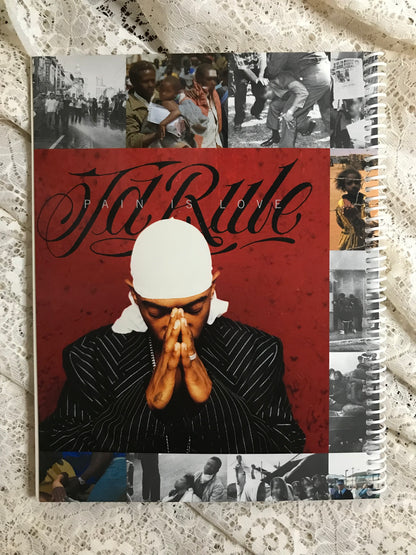 Ja Rule Love is Pain Album Cover Notebook