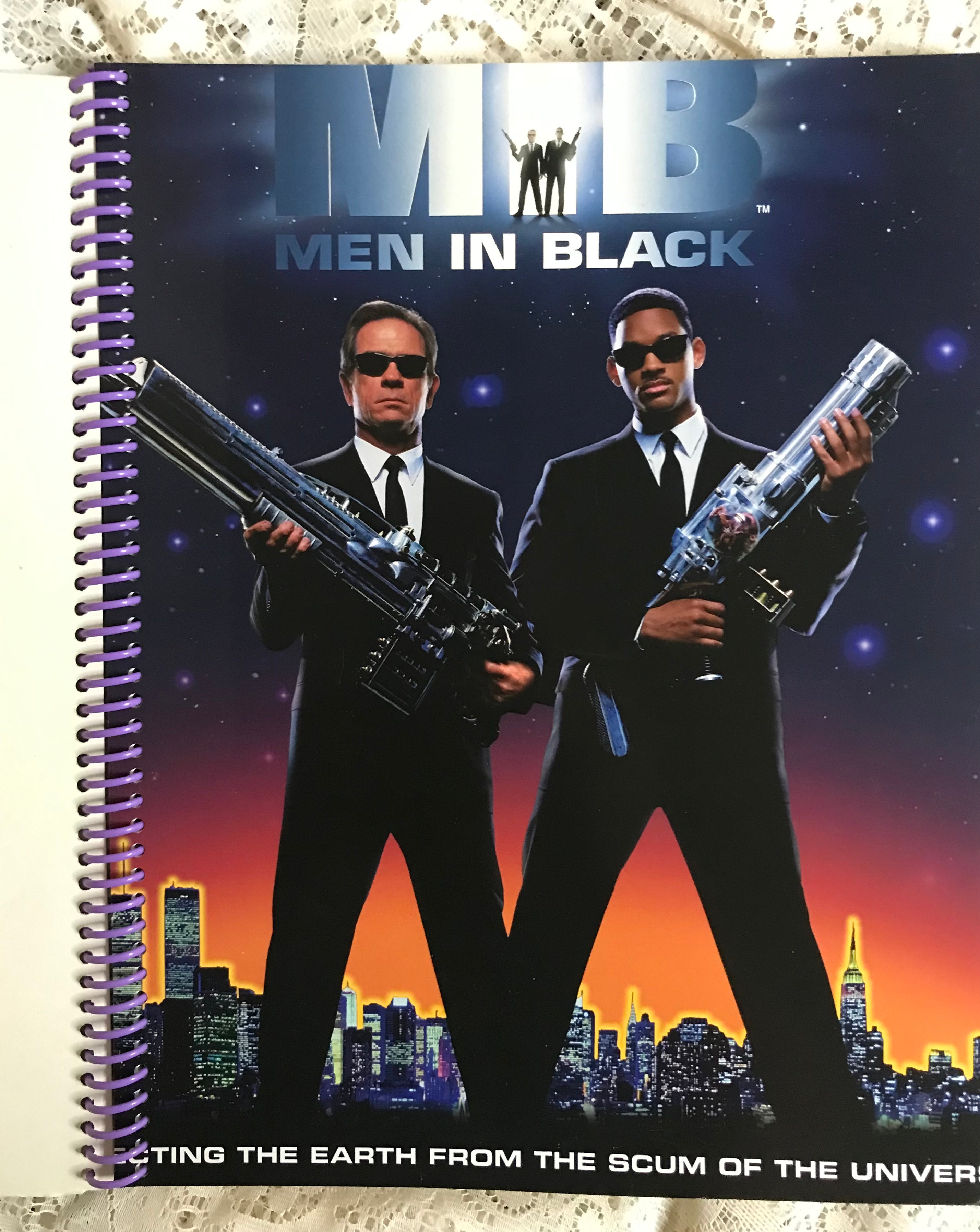 Men In Black Album Cover Notebook