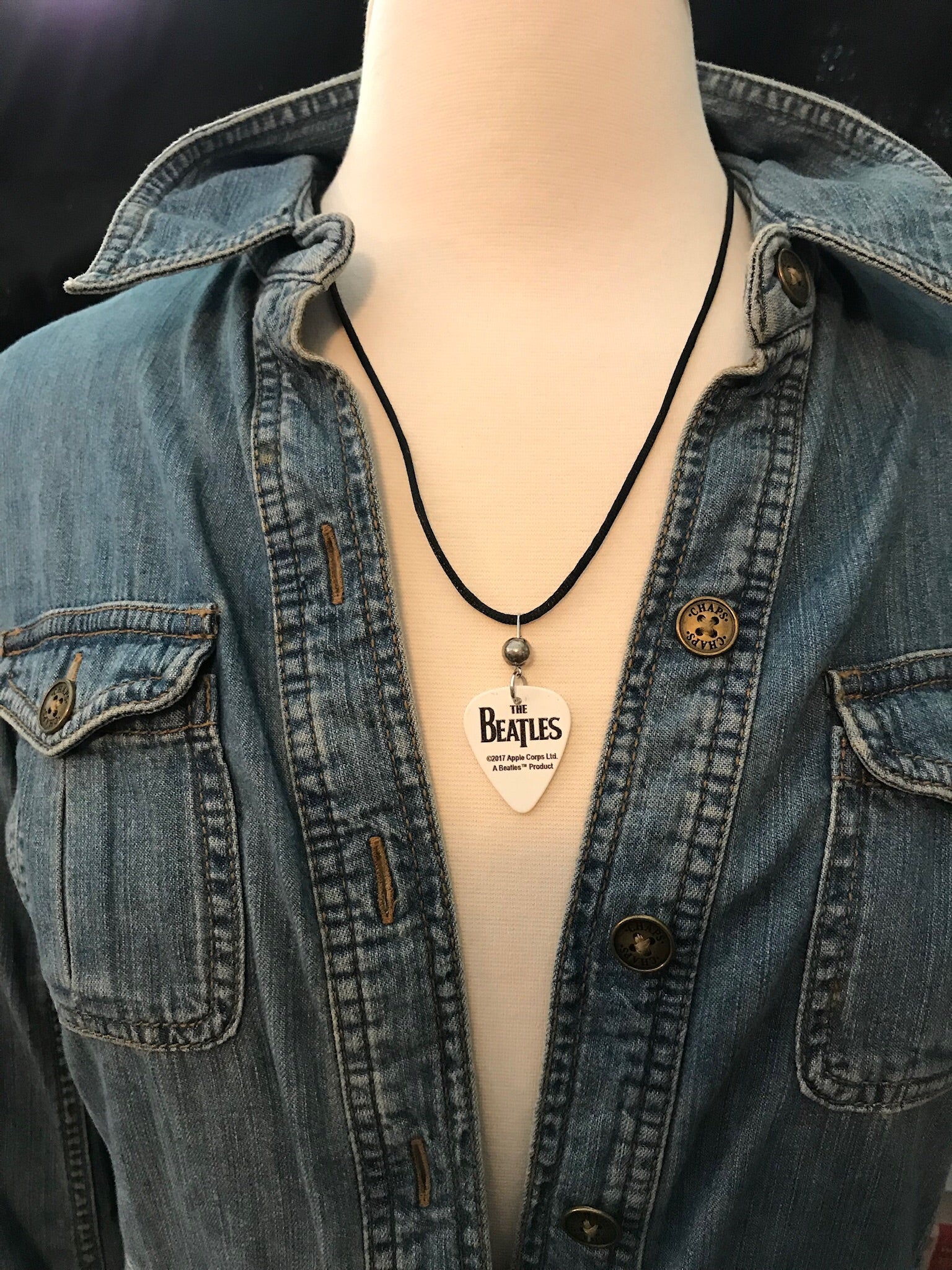 Guitar Pick Necklace - The Beatles