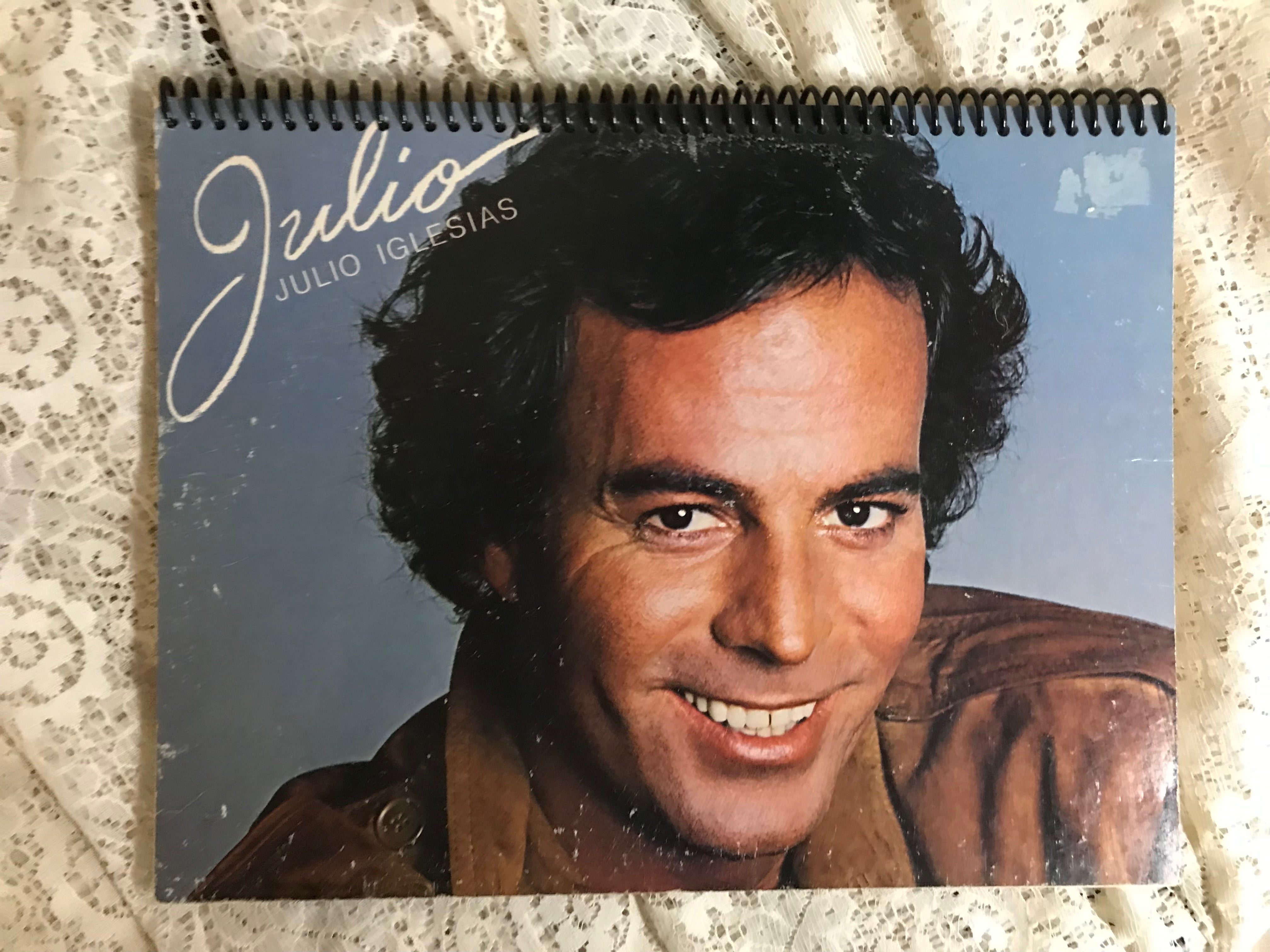 Julio Iglesias Album Cover Notebook