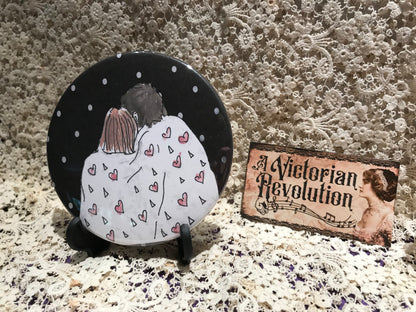 Pocket Mirror Cute Couple